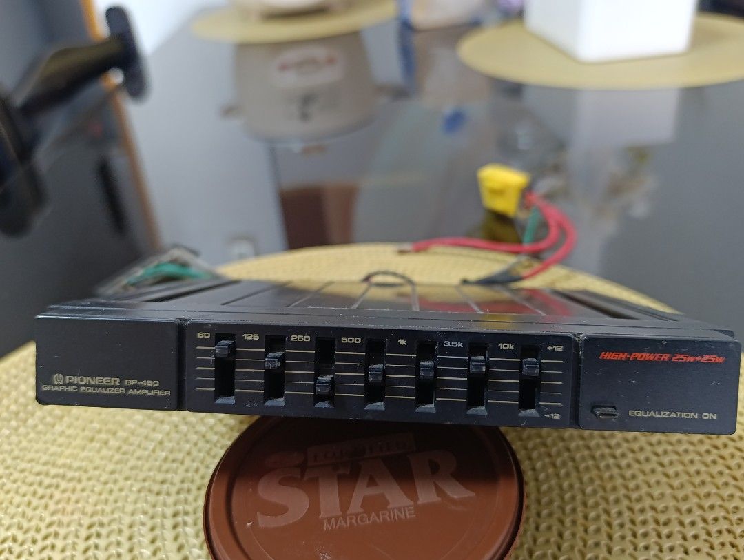 Pioneer BP-450 Graphic Equalizer Amplifier (Category: Soundbars, Speakers & Amplifiers) located in Quezon City. Submitted by yourstruly2018 (Listing ID 1417458500, Image 1). Description: Vintage and rare collectibles Good working condition 25+25 watts rms output power Made in Japan.