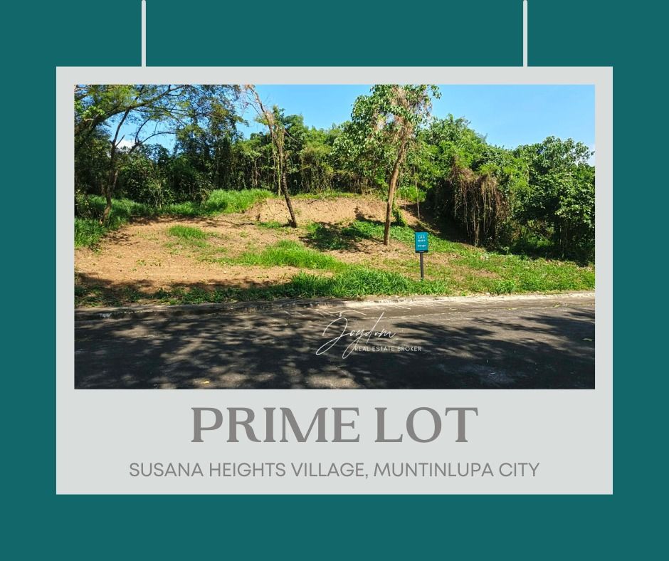 PRIME, RIDGE and PARK FACING LOTS | Susana Heights Village, Muntinlupa ...