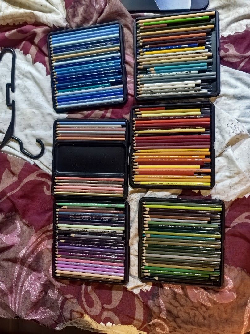 Prismacolor Premier 132 Colored Pencils (Category: Craft Supplies & Tools) located in Manila. Submitted by ichikabuti (Listing ID 1417597635, Image 2). Description: - Original Prismacolor Premier colored pencil set. - Contains 132 vibrant colored pencils. - Wide variety of colors included. - Comes in a durable black metal tin. -semi used not abused -complete colors some used only bought for 8.5k Negotiable.