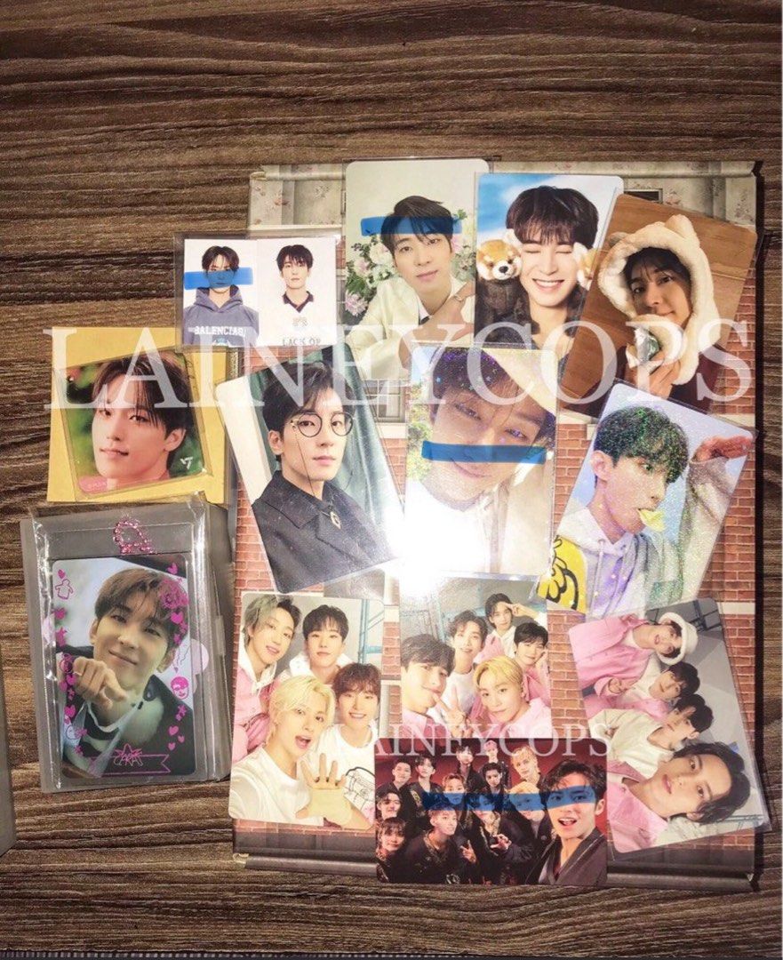 SEVENTEEN WONWOO DK DINO PCs (Category: K-Wave Merchandise) located in Makati City. Submitted by laineycops (Listing ID 1417494576, Image 1). Description: starts at 90php selca's 1:2 the rest is 1:1 SOLD - Ww specs and heatpack and with blue marks for individual prices just shoot me a dm.
