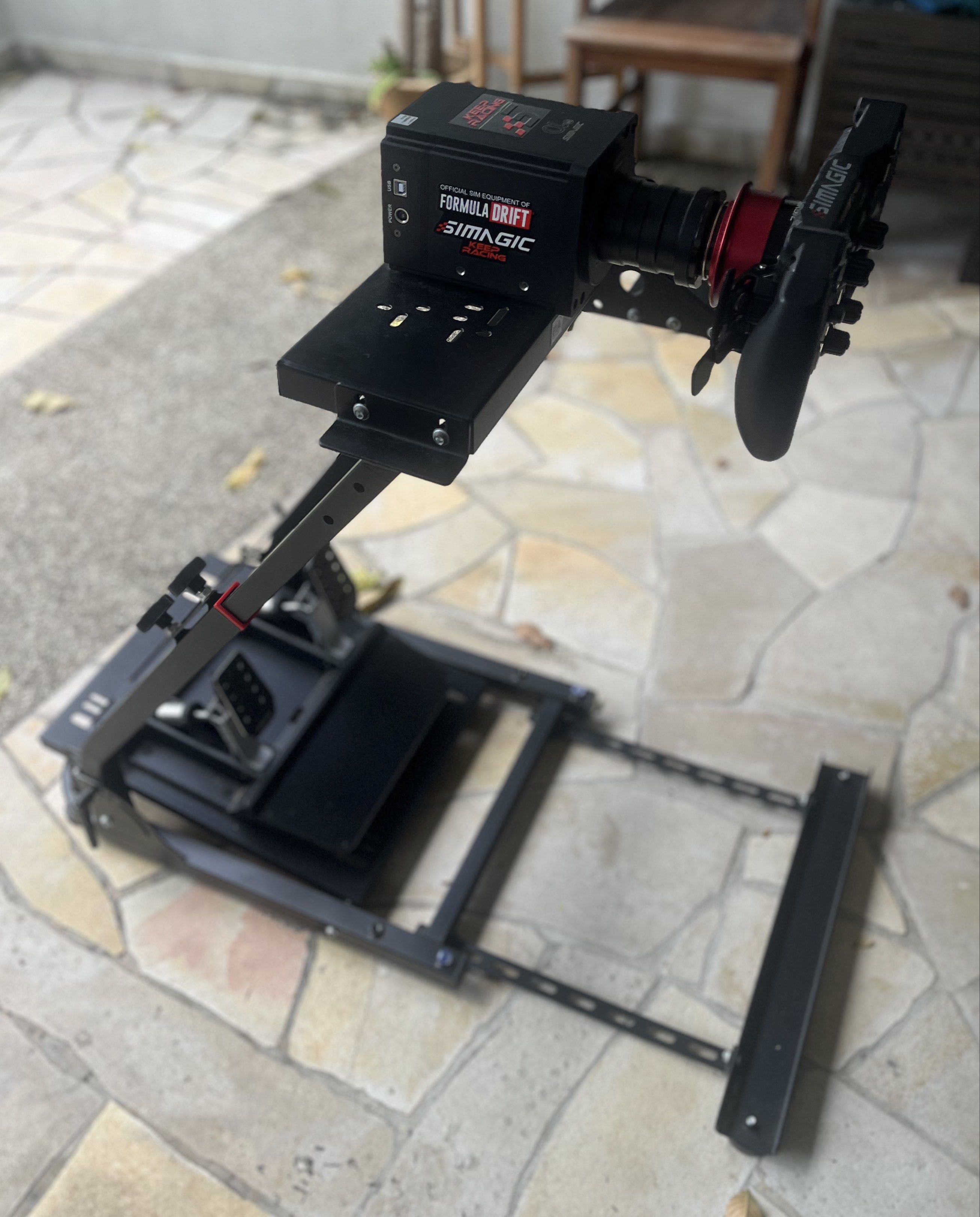 Simagic Racing Simulator Wheel Stand, Wheel Base, Pedals, and Wheel ...