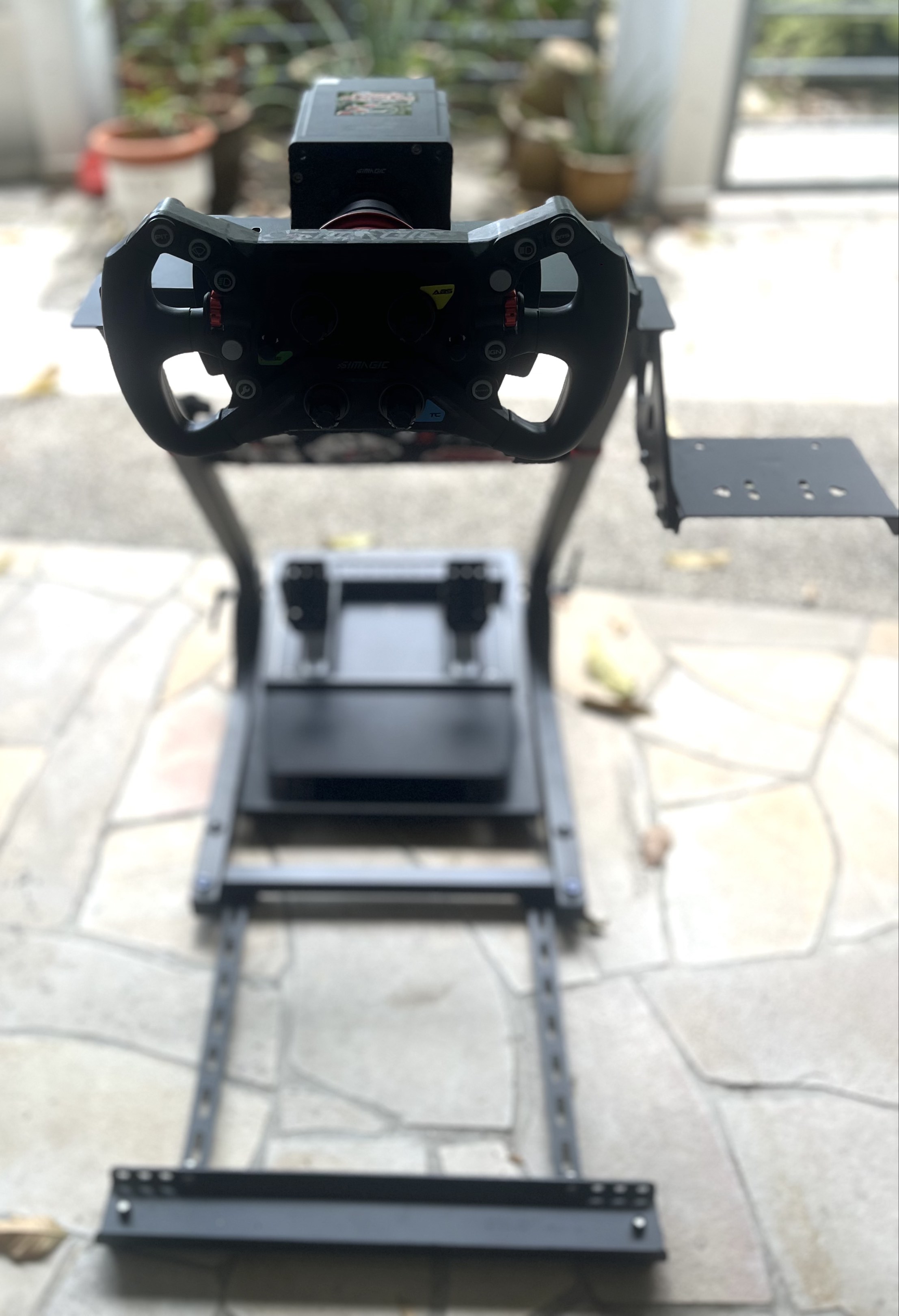 Simulator Wheel 6 Simagic Racing Simulator Wheel Stand, Wheel Base, Pedals, and Wheel ...