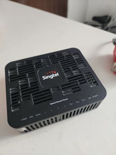Singtel Wi-Fi 6 Router and Optical Network Router, Computers & Tech ...