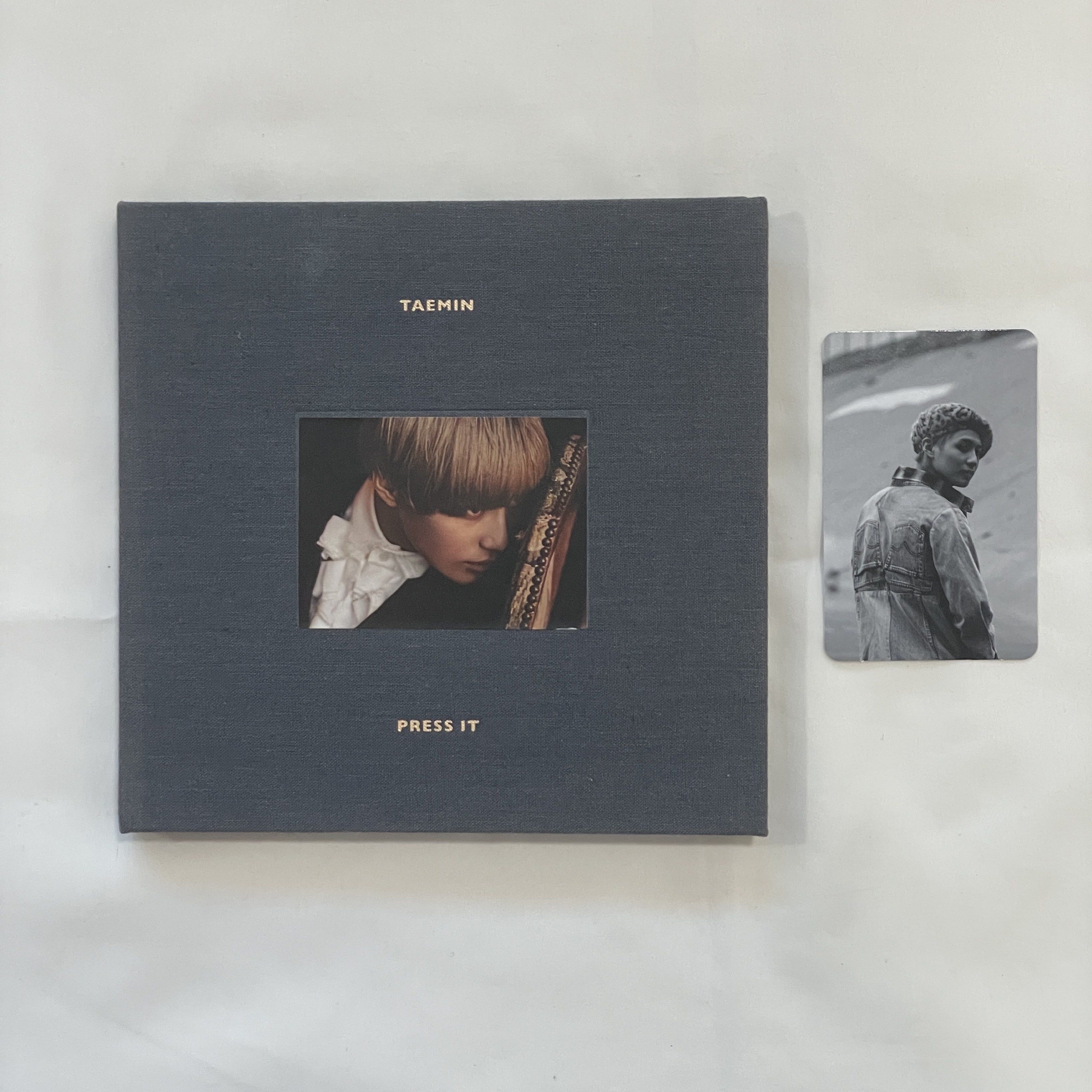 Taemin Press It Album with PC (Category: K-Wave Merchandise) located in Rizal. Submitted by zkdlvr (Listing ID 1417573898, Image 1). Description: Taemin Press It Album with PC.
