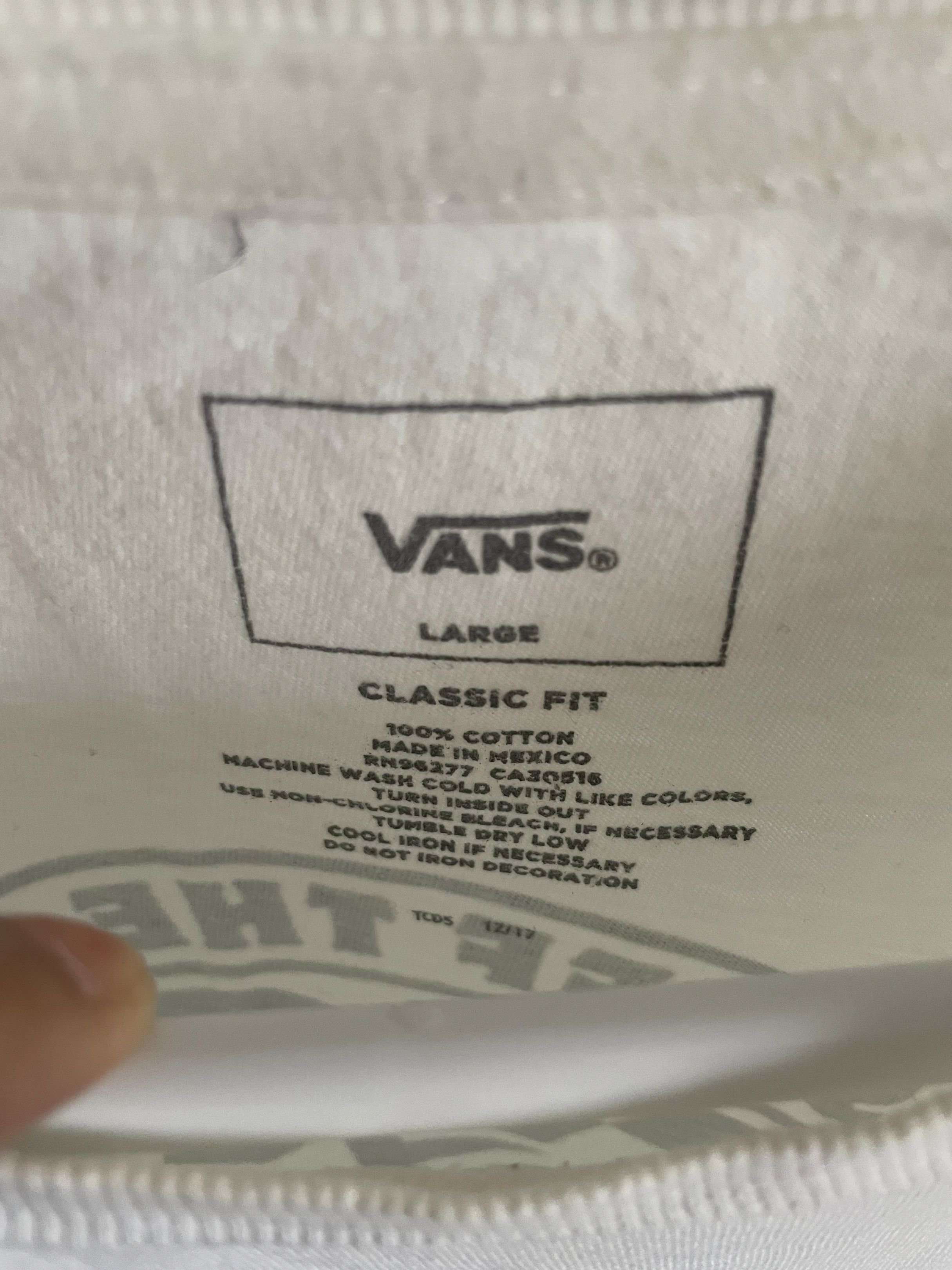 Vans tee x spitfire collaboration (Category: Tshirts & Polo Shirts ) located in Quezon City. Submitted by spehace (Listing ID 1417455264, Image 3). Description: 📌 Vans tee x Spitfire collaboration - Authentic - Color Rate 9/10 - With stains since na stock - But still in good condition - personal own not thrifted - Slightly nego - Declutter pm if interedted.