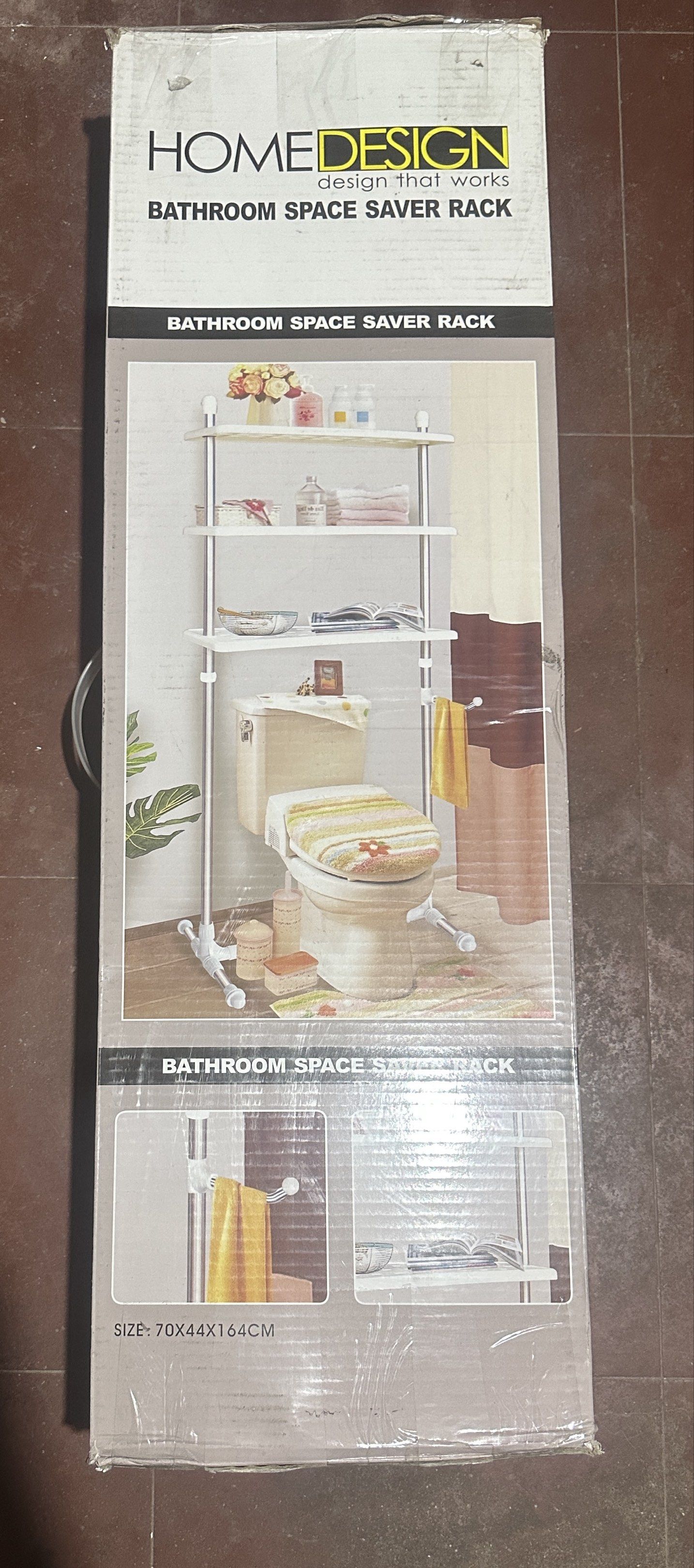 Water Closet Organizer : Bathroom Space Saver Rack (Category: Bathroom & Kitchen Fixtures) located in Quezon City. Submitted by uchihajoker (Listing ID 1417460784, Image 2). Description: WTS❗️❗️❗️ Water Closet Organizer : Bathroom Space Saver Rack Shelf Design / Stainless Steel Brandnew ₱600 Only 📩 PM is the key! 🚚 Can ship via Lalamove, or pick-up. 📍 Location: [QC / Cubao] .
