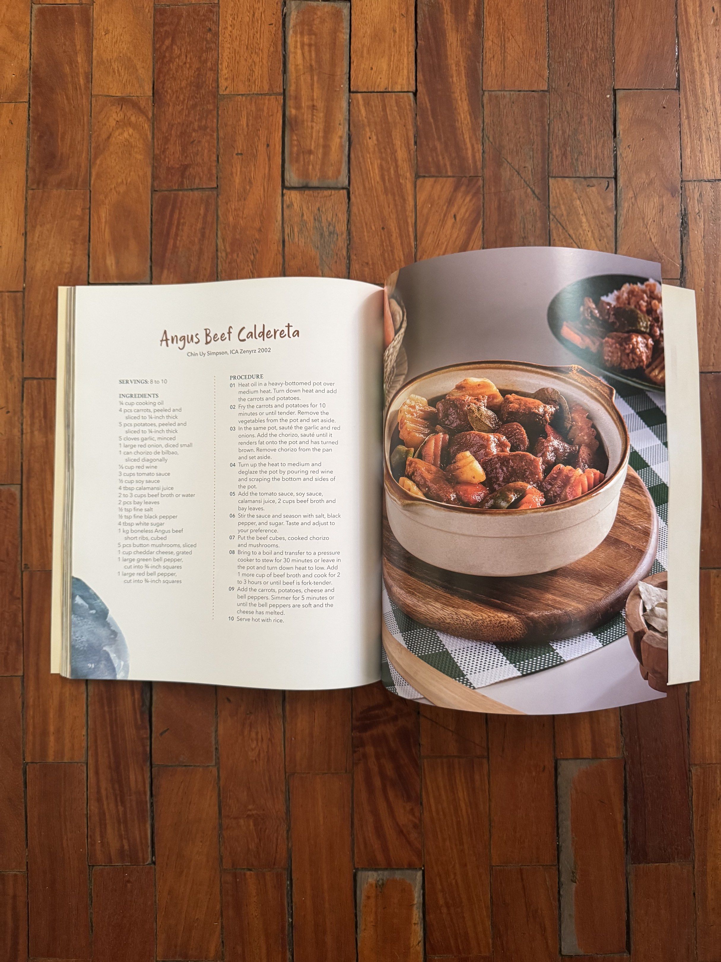 What Cookery is This?! Cookbook (Category: Cookware & Accessories) located in Quezon City. Submitted by kyuyang (Listing ID 1417562934, Image 2). Description: - 75 delicious recipes - Includes recipes like Angus Beef Caldereta, Ube Crepe Samurai, and Power Chia Bowl - Features colorful illustrations - Detailed and easy-to-follow instructions DM for any questions.
