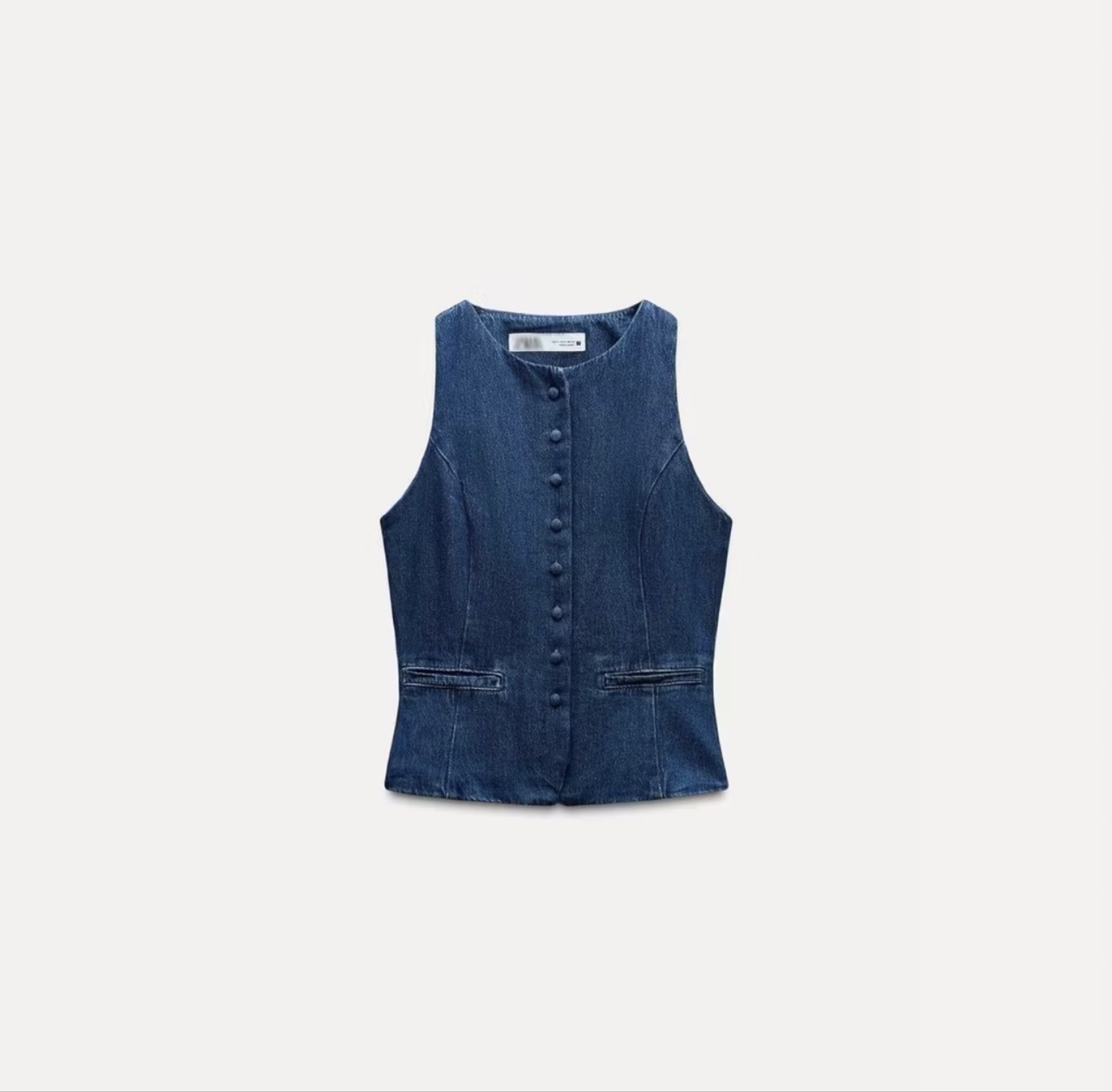 Zara Denim Vest (Category: Blouses) located in Quezon City. Submitted by _judebbr1 (Listing ID 1417512541, Image 3). Description: .