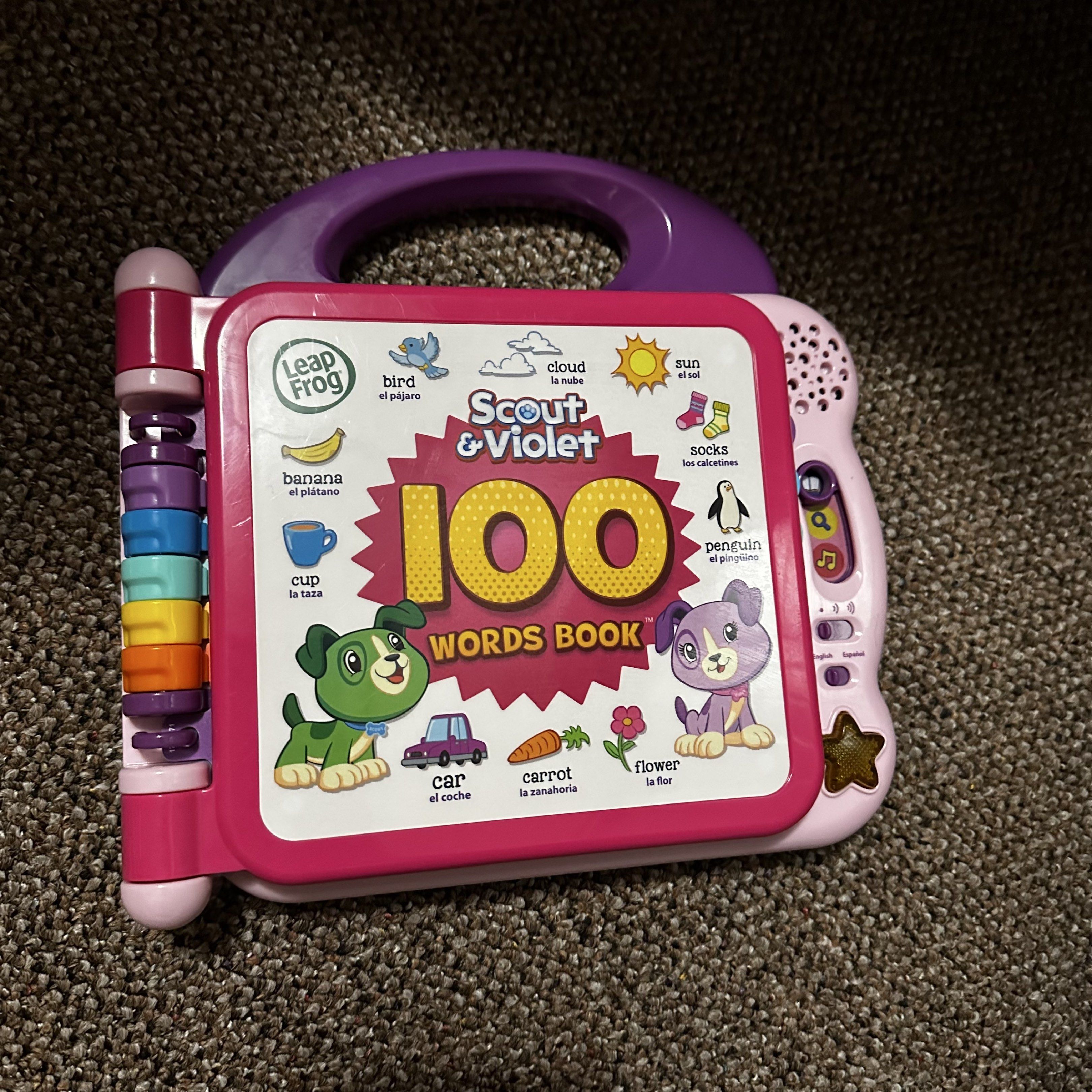 LeapFrog Scout and Violet 100 Words Boo Interactive Electronic Learning System Purple (Category: Educational & Learning Toys) located in Quezon City. Submitted by affordableitemsfromusa (Listing ID 1417795323, Image 1). Description: .