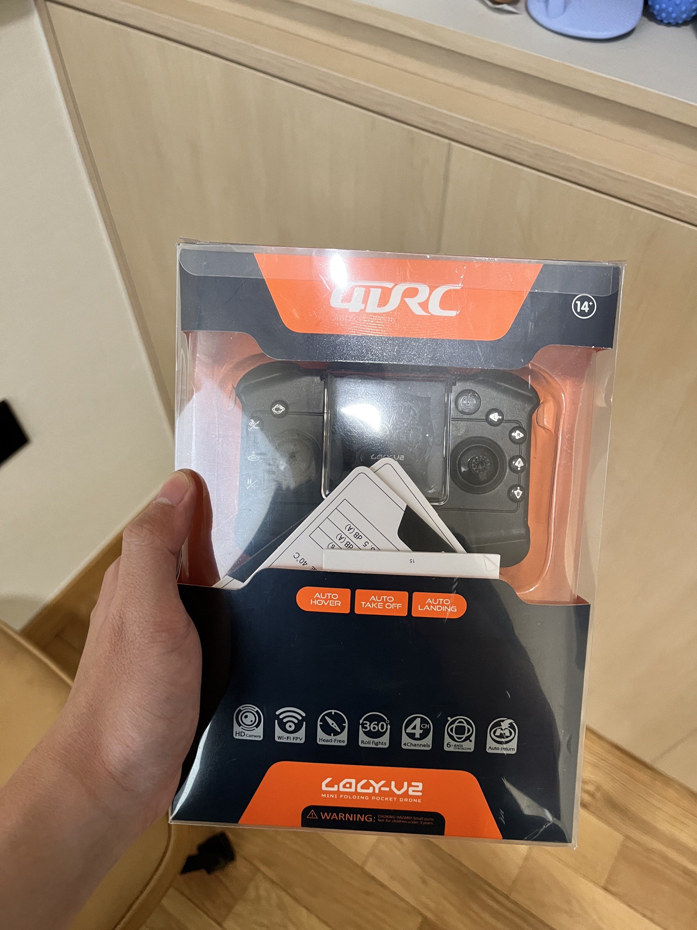 4DRC Gogy V2 Mini Folding Pocket Drone, Photography, Drones on Carousell