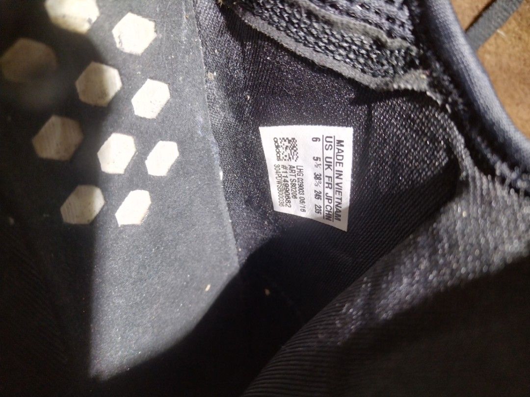Adidas NMD R1 "Triple Black Size 7 (Category: Sneakers) located in Manila. Submitted by kairu_des (Listing ID 1417714482, Image 3). Description: - Adidas NMD R1 - Preloved. Mesh and upper are in great shape. - Size: US 7 fits to 8 - Issue: Paint chips on the soles signs of usage very normal on boost - Features: Super comfortable Boost technology. Sleek all-black look. Pm me for more information and transaction. TIA! .