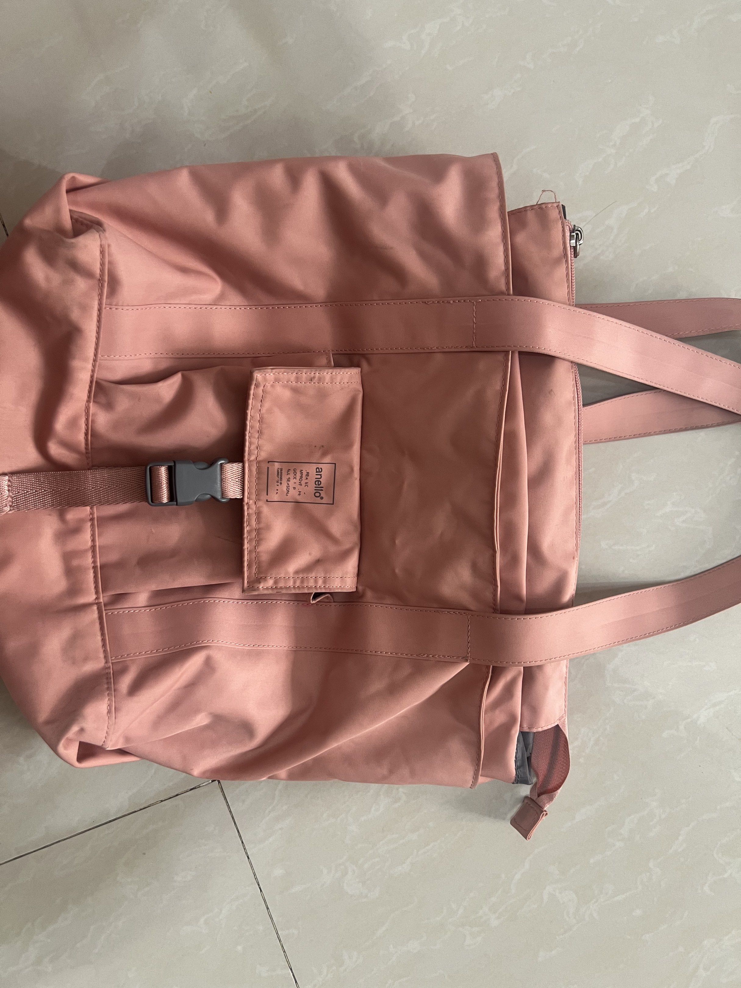 Anello SAI tote bag (Category: Tote Bags) located in Manila. Submitted by rinroiii (Listing ID 1417686436, Image 2). Description: Original Anello Tote Bought this @ Tokyo last year for around 2.5k + Needs washing. Price negotiable RFS: I prefer a backpack .