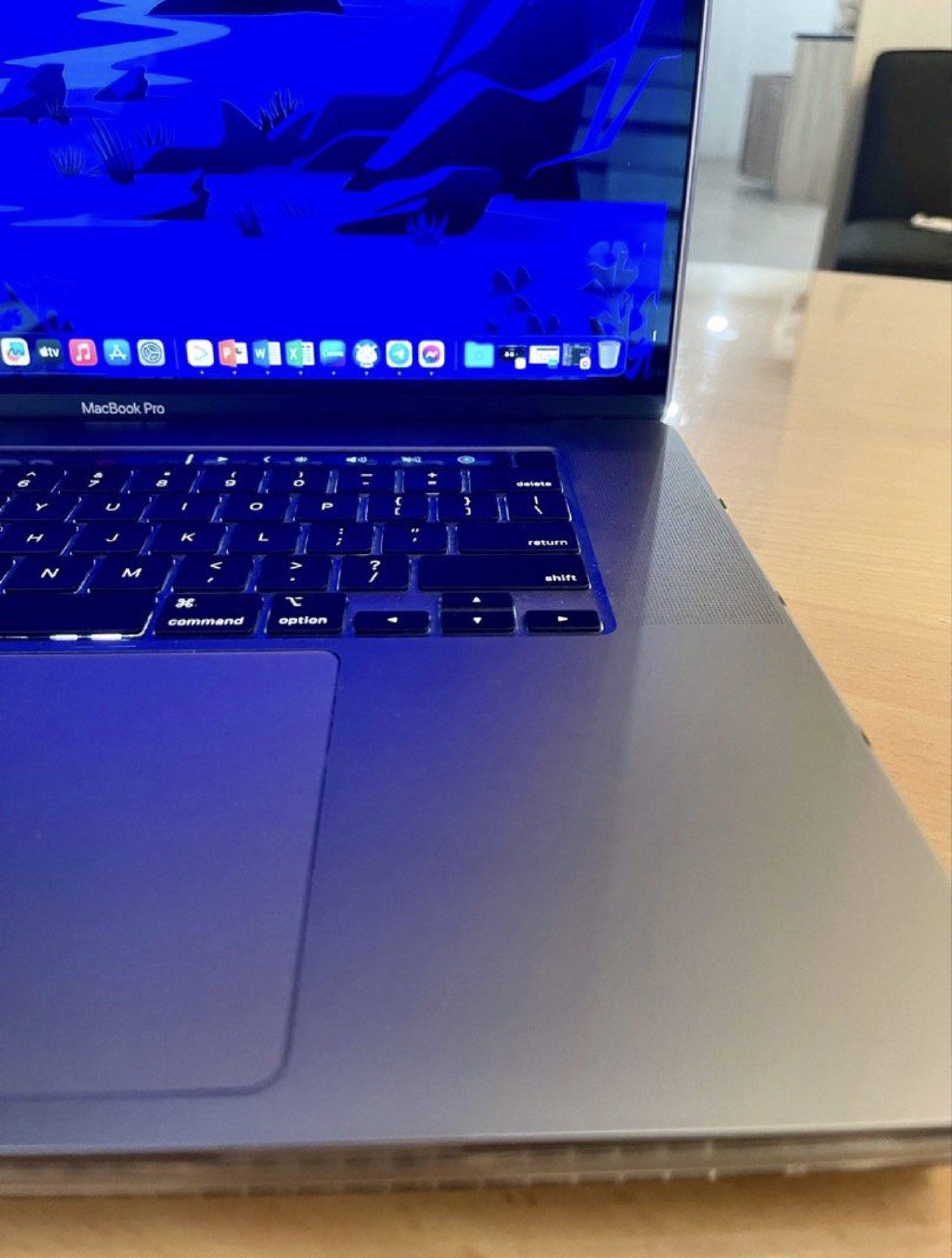 Apple MacBook Pro 16-inch 2019 i7 SUPER SMOOTH NO ISSUES (Category: Laptops & Notebooks) located in Manila. Submitted by rjpeanutbutter (Listing ID 1417791905, Image 3). Description: LIKE NEW. NO ISSUES. SUPER SMOOTH. 2019 Apple Macbook Pro 16-inch Laptop Space Grey 4 Thunderbolt 2020 Acquired Touchbar ALL WORKING 2.6Ghz i7 16GB 512GB SSD Updates OS CC: 300 Unit and Charger. LIKE NEW. SUPER SMOOTH. ALL WORKING. GUARANTEED! BGC or boni Meetups onl
