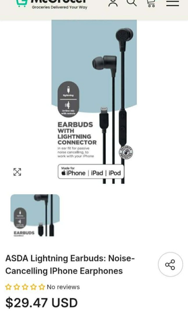 ASDA TECH IN EAR EARPHONE FOR IPHONE (Category: Earphones) located in Cabuyao City. Submitted by Bike_Clothing10 (Listing ID 1417684549, Image 1). Description: READ FIRST.. FOR SALE: ASDA TECH IN EAR EARPHONE FOR IPHONE Excellent Condition Looks New 3.5mm Jack With noise cancellation/VC All working Loud Sound / Bass Excellent Sound Quality Legit PRICE: 800 + SF PICK UP OR SHIPPING ONLY LOC: Cabuyao Laguna -NO COD/COP- PM FOR INQUIRIES.. -Thanks-.