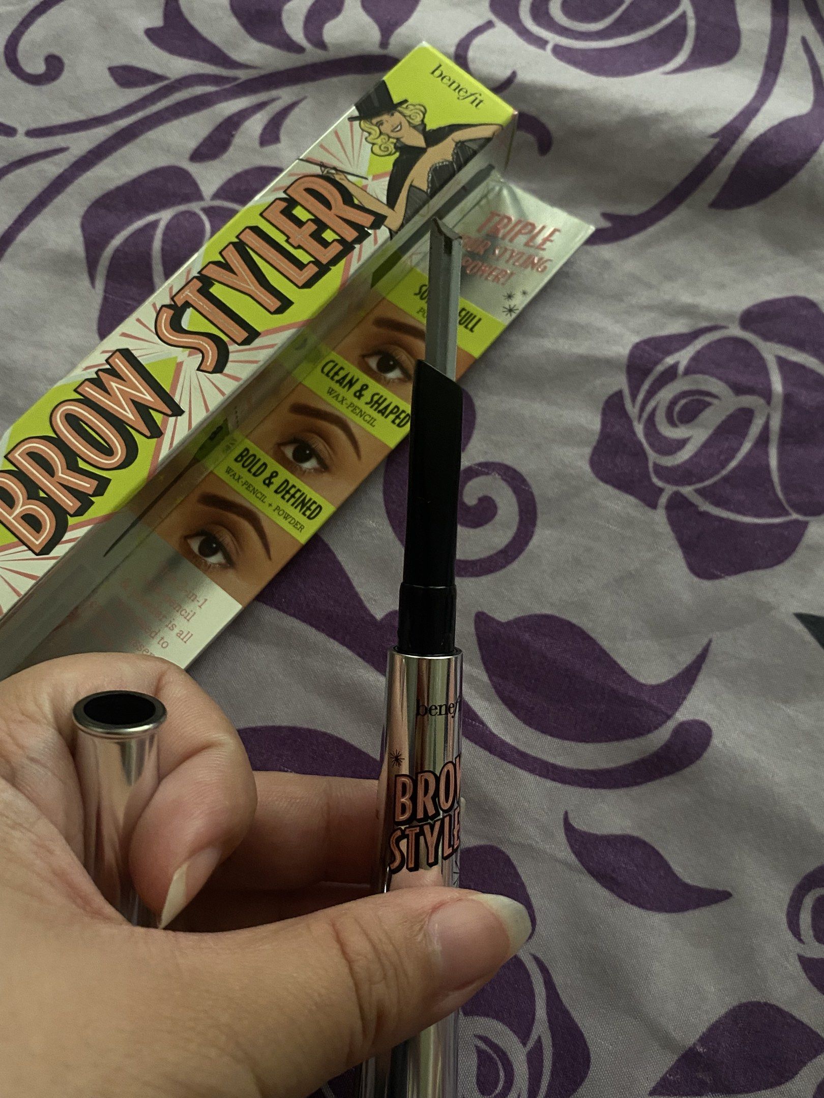 Benefit Brow Styler (Category: Makeup) located in Lucena. Submitted by declutter.k (Listing ID 1417624755, Image 2). Description: - from ulta beauty in the us - never been used - shade 5 (warm black-brown) - slightly negotiable.