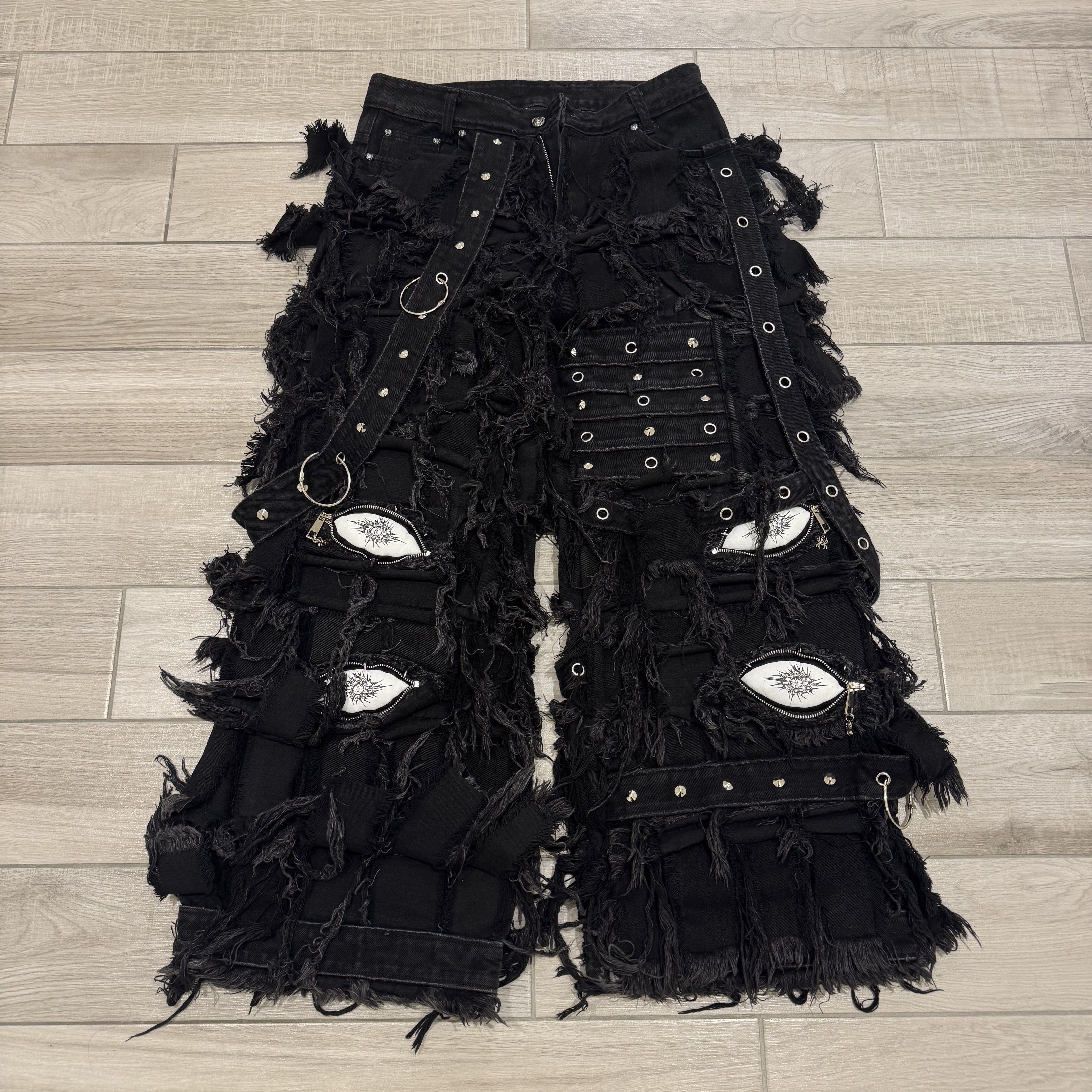 Uniz world black monster pants, 他的時尚, 褲子, 其他長褲在旋轉拍賣