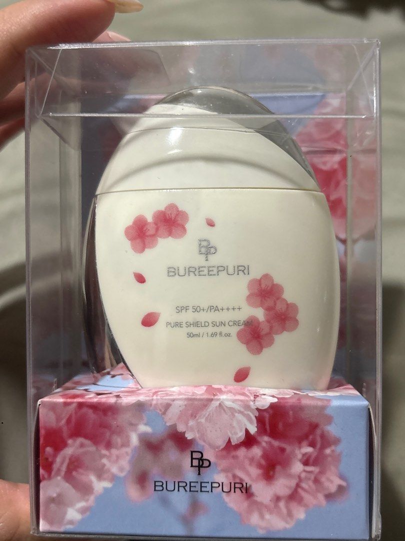 Bureepuri Pure Shield Sun Cream SPF 50+ PA++++, Beauty & Personal Care ...