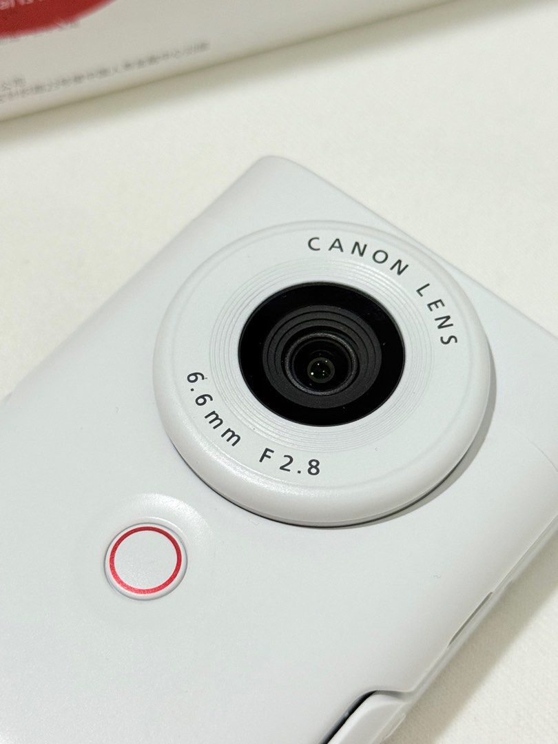 Canon PowerShot V10 Digital/Vlogging Camera White (Category: Cameras) located in Las Pinas. Submitted by taehyungiebr (Listing ID 1395674255, Image 3). Description: - Canon PowerShot V10 Digital Camera (bought last jan 2025) - purchased at the Canon store in SM Mall of Asia (receipt still available) - good condition - message for more sample vids/pics (sample shots are in the last photo) - super cute for vlogging🥰 - 4K UHD 30p Video Recording - 