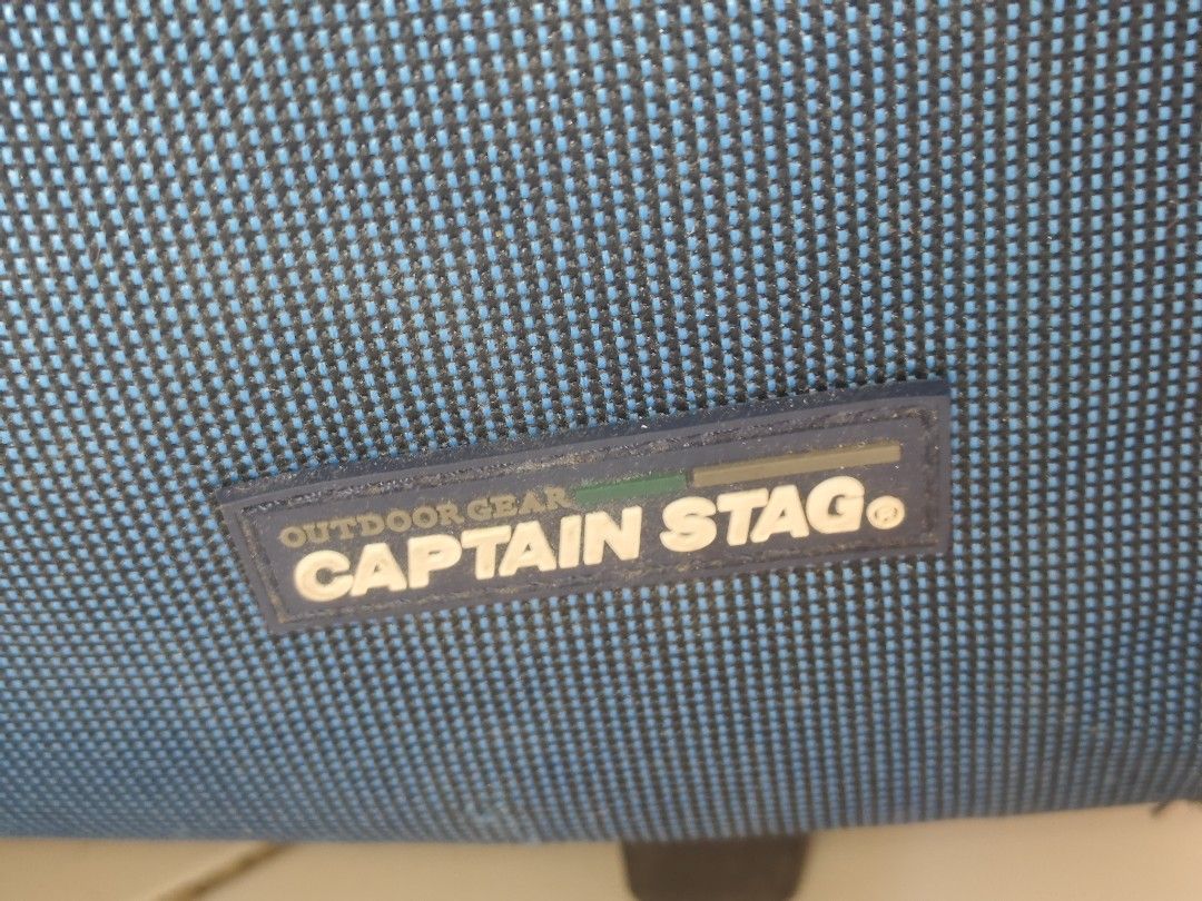 Captain Stag Rolling Cooler Bag (Category: Food Organization & Storage) located in Manila. Submitted by babz30261 (Listing ID 1417698434, Image 3). Description: - Captain Stag rolling cooler bag - Blue exterior - Top handle and shoulder strap - Zippered closure - Insulated interior - Includes binoculars.