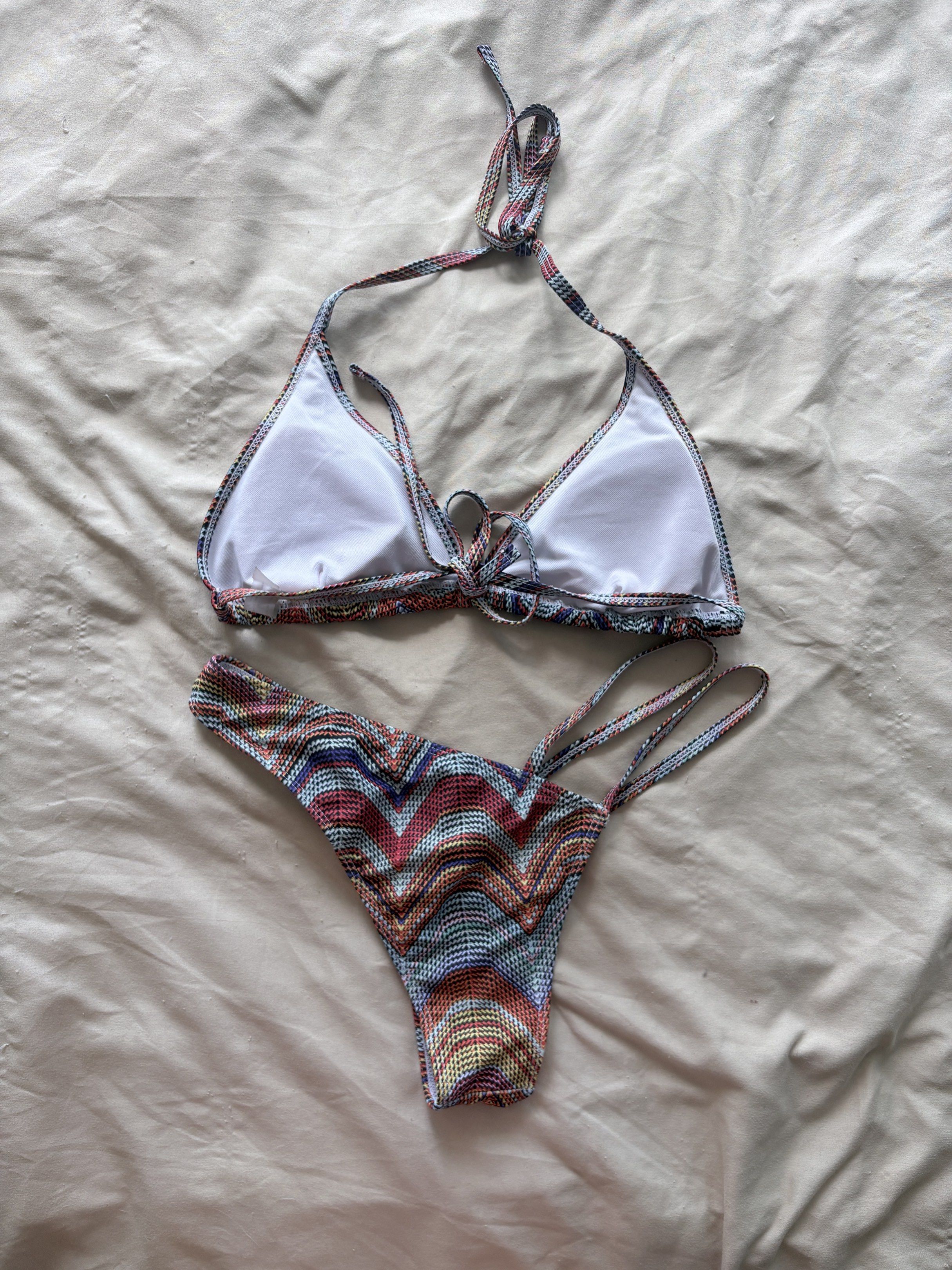 Chevron Pattern Bikini Set (Category: Bikinis & Swimsuits) located in Taguig. Submitted by supitsbea (Listing ID 1417801021, Image 2). Description: .