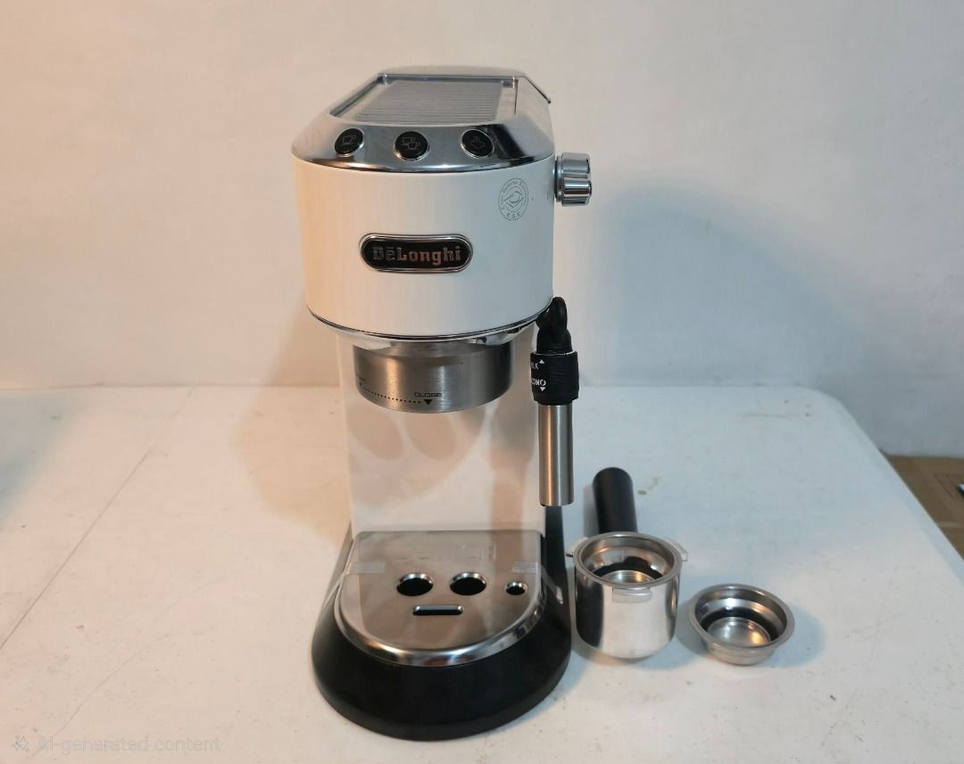 Delonghi Dedica Espresso Machine (Category: Coffee Machines & Makers) located in Rizal. Submitted by joan5505 (Listing ID 1417630178, Image 2). Description: Delonghi Dedica Espresso Machine Australia mall pull out Used as demo or display unit No issue 220V Inclusion 2 Filter cup Portafilter 10k.