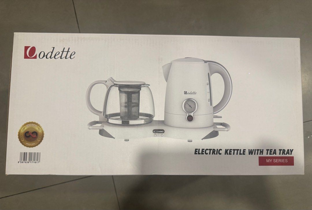 Ödette Electric Kettle with Tea tray MV series (Category: Coffee & Tea Tableware) located in Manila. Submitted by chinchinshaven (Listing ID 1417616007, Image 1). Description: .