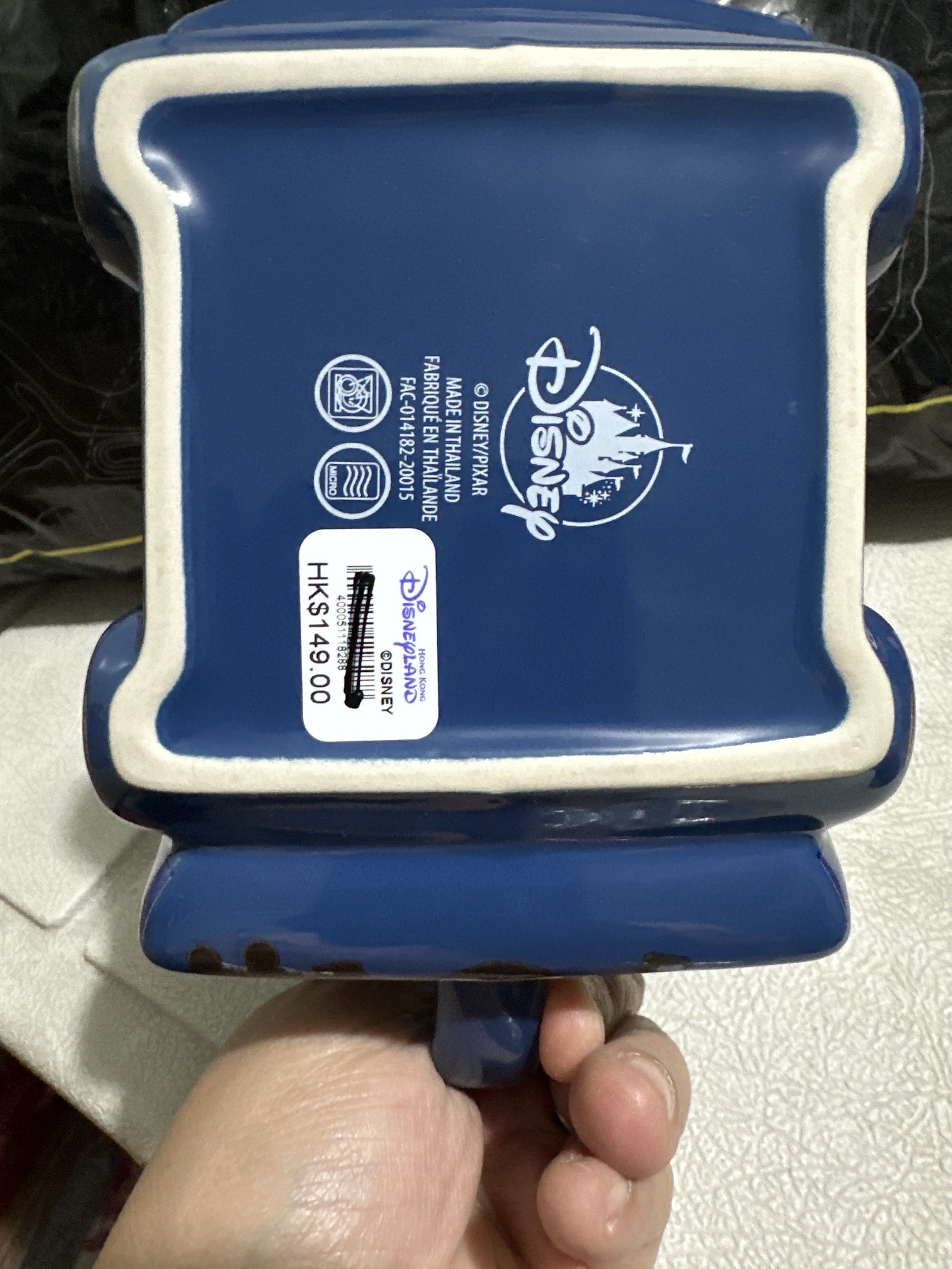 Disney Pixar Valor Van Mug (Category: Coffee & Tea Tableware) located in San Pedro. Submitted by Graceleen (Listing ID 1417733804, Image 3). Description: - Blue van-shaped mug - Pegasus illustration - Features a handle - Disney logo on the bottom - From Disneyland - Made in Thailand 2pcs available .