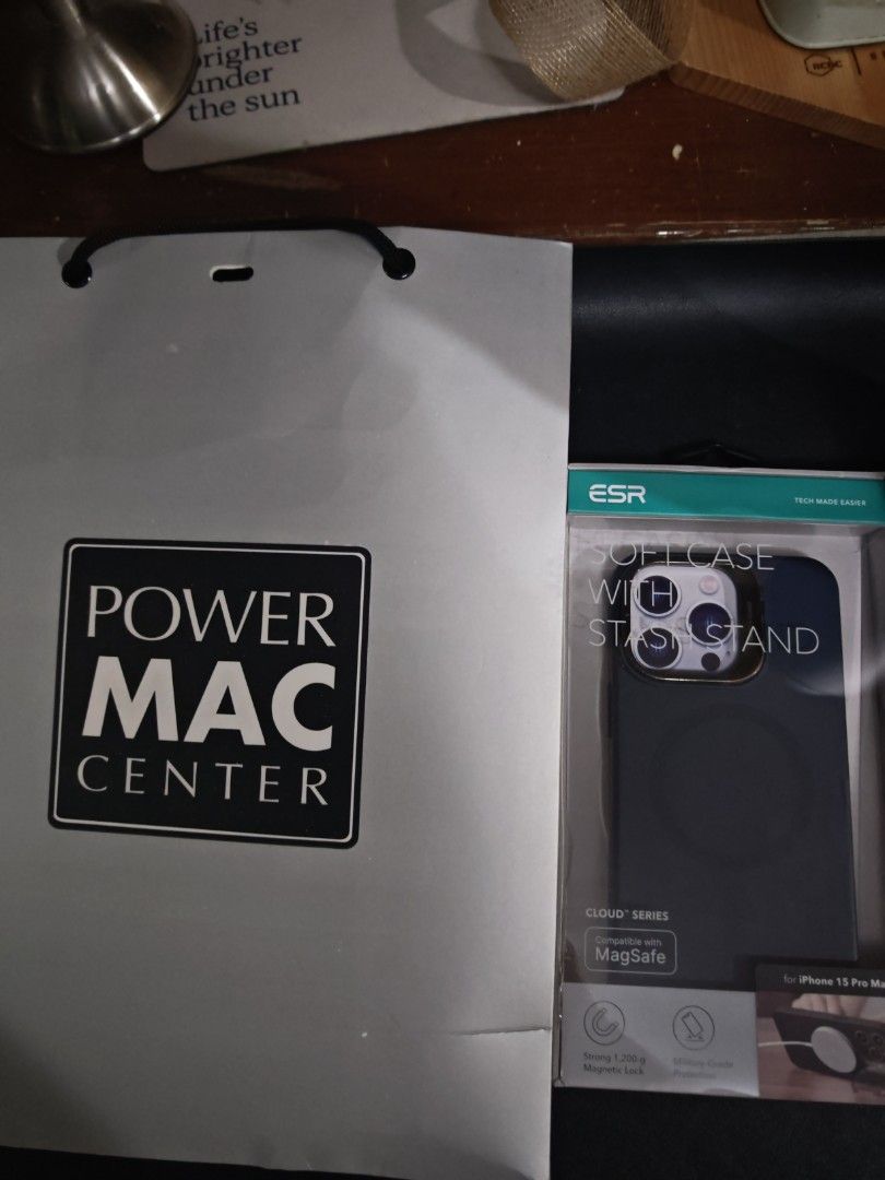 ESR iPhone 15 Pro Max Navy Blue case (Category: Cases & Sleeves) located in Marikina City. Submitted by estore019 (Listing ID 1417665813, Image 1). Description: Original on hand.