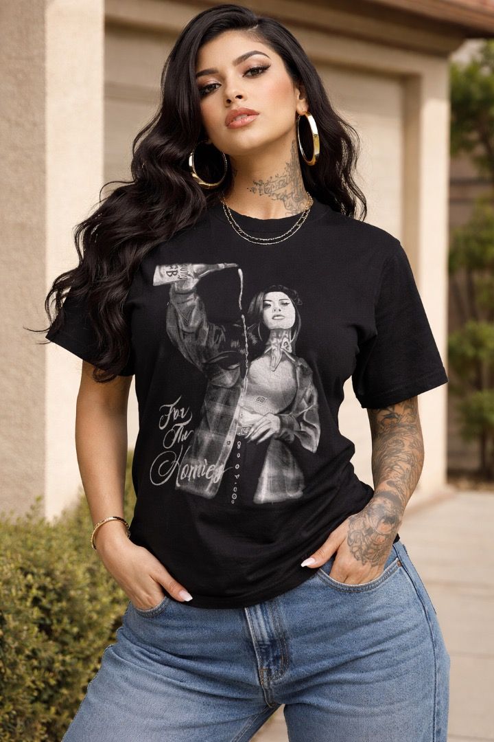 Fb County Womens Chola Tee | Size Small Para Sexy (Category: Shirts) located in Santa Cruz. Submitted by malvivente (Listing ID 1417733596, Image 2). Description: Fb County Womens Chola Tee | Size Small Para Sexy Dimension - 18.5x26 9.7/10 color rate & condition Excellent to as new condition ₱370 only.