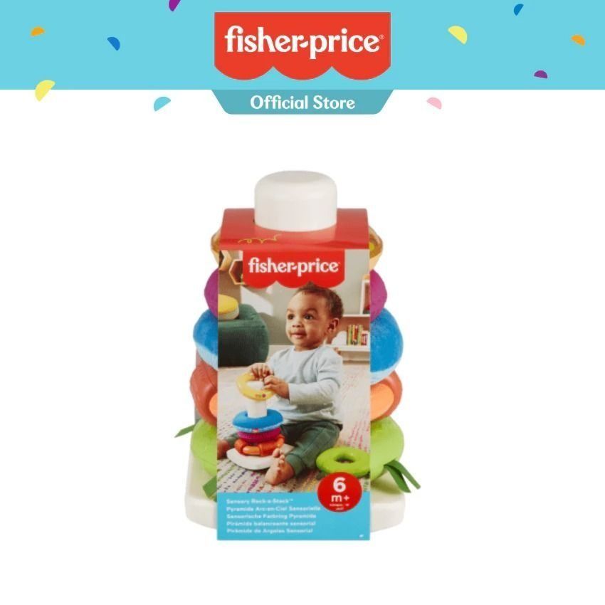 Fisher-Price Sensory Stacking Block Toy, Babies & Kids, Infant Playtime ...