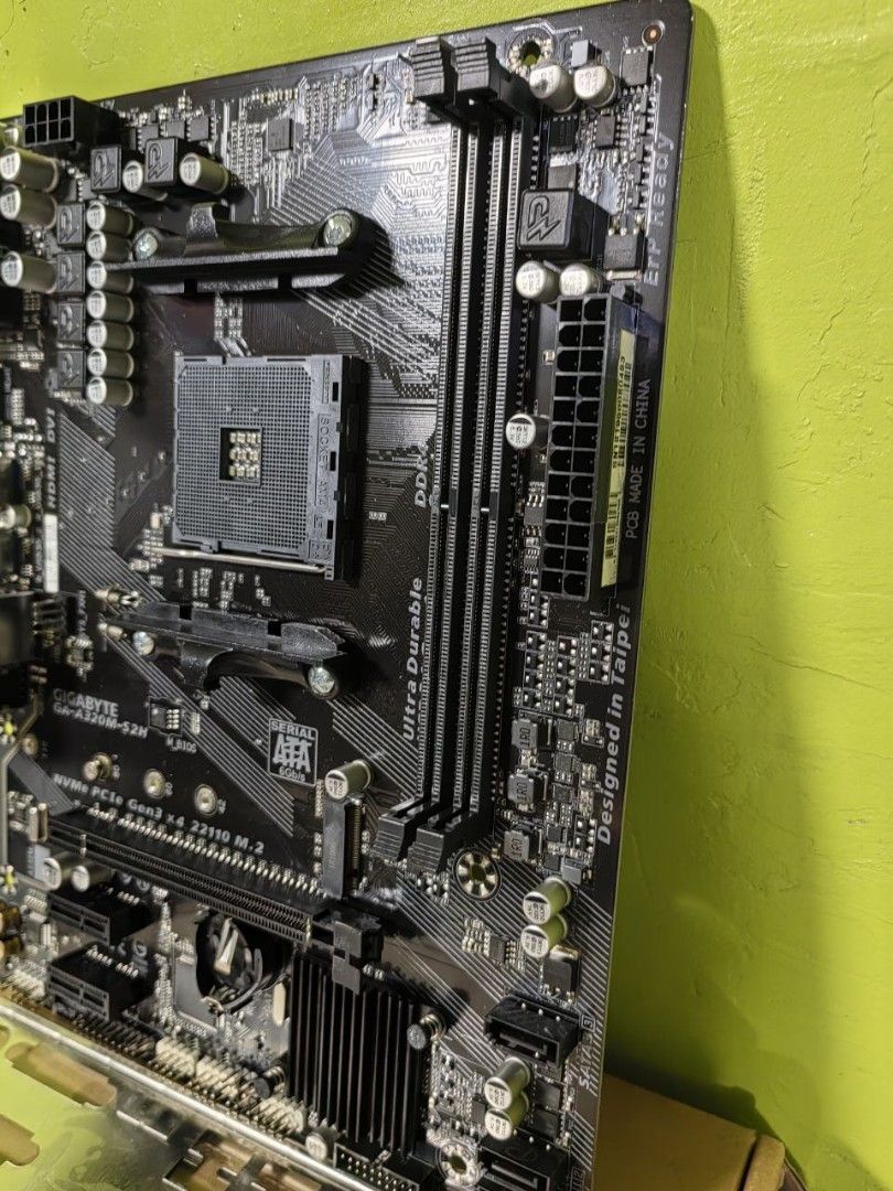 Gigabyte A320M S2h Ddr4 Am4 M.2 (Category: Computer Parts) located in Taguig. Submitted by callidora_touchofelegance (Listing ID 1417619352, Image 2). Description: Gigabyte A320M S2h Ddr4 M.2 nvne No issue.