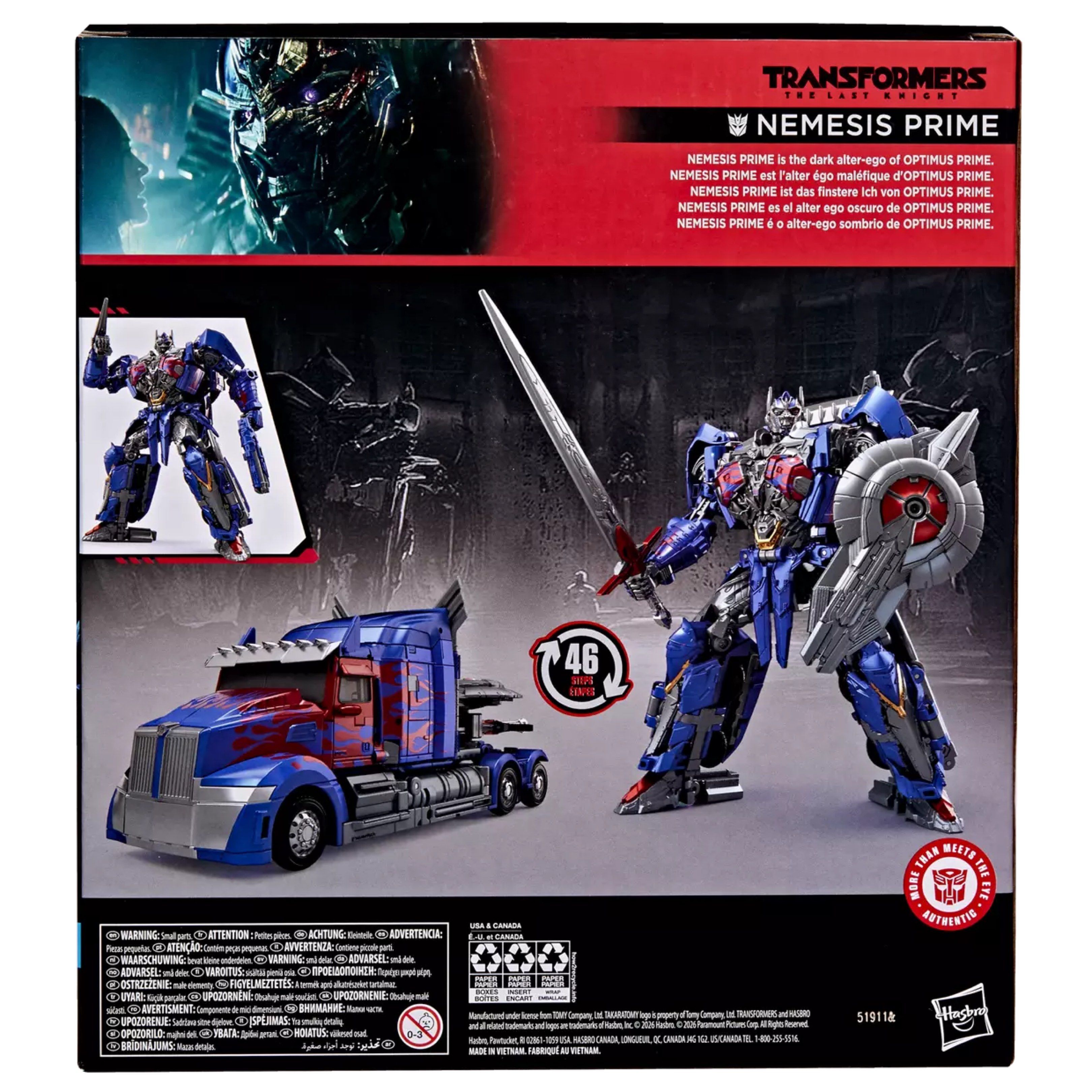 Hasbro Transformers Studio Series Transformers: The Last Knight Leader ...