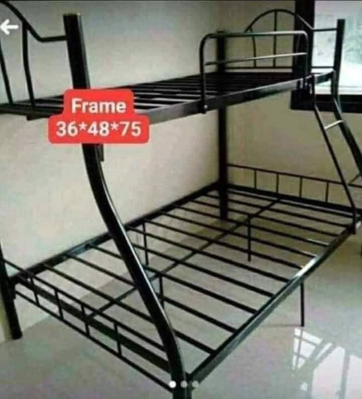 Heavy duty bed frame🔸single bed🔸double deck 🔸 rtype 🔸split type 🔸 pull out 🔸 (Category: Bed Frames & Mattresses) located in Manila. Submitted by annapaduam46857 (Listing ID 1417618816, Image 3). Description: 🔹Bed frame 🔹 ➡️ Single ⬅️ ▪️ 30x75 ▪️ 36x75 ▪️ 48x75 ▪️ 54x75 ▪️ 60x75 ➡️ Double deck ⬅️ ▪️ 30x30x75 ▪️ 36x36x75 ➡️ R type ⬅️ ▪️ 36x48x75 ▪️ 36x54x75 ▪️ 36x60x75 ➡️ Split type & with faded ⬅️ ▪️ 36x75 ▪️ 48x75 ▪️ 54x75 ▪️ 60x75 ➡️ Pul