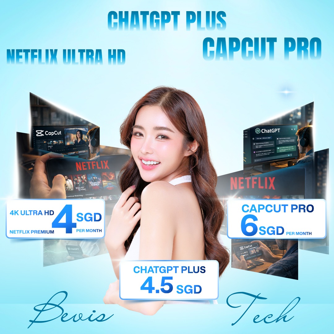 💥HOT DEALS💥 Capcut Pro | Netflix Ultra HD 4k | CHATGPT Plus Gift Cards ...