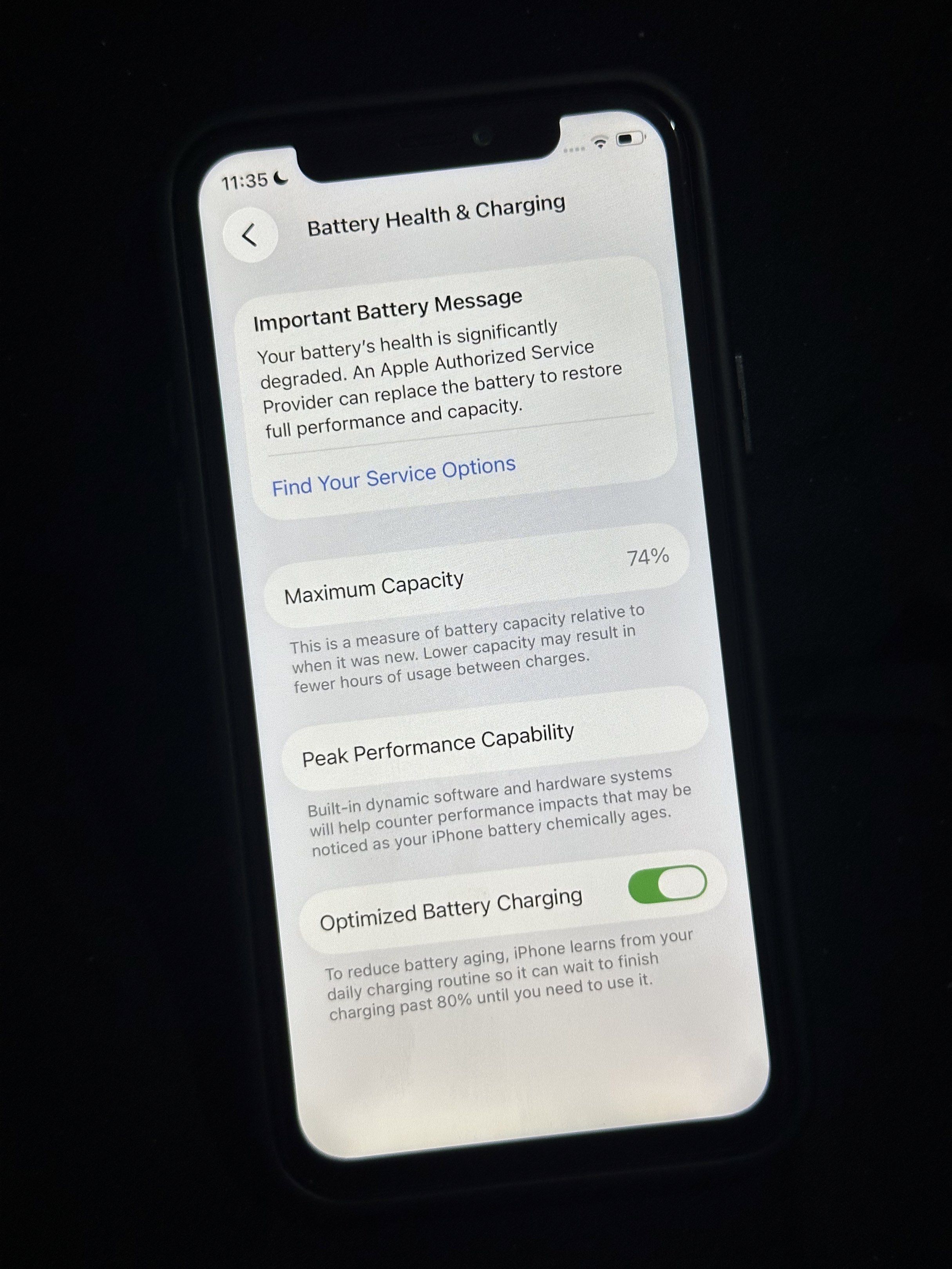 Iphone 11 Pro 256gb Midnight Green (Category: iPhone 11 Series) located in Cavite. Submitted by leeuelnextdoor (Listing ID 1417726073, Image 3). Description: For Sale Iphone 11 Pro 256gb ₱9,800 Iphone 11 Pro Midnight Green 256gb IOS 26.2 Working True Tone Replaced OLED LCD No Sim Restrictions (Any Sim) 74% Battery Health (Original) Replaced OLED LCD No Face ID (Issue detected after update) Inclusions: Box Cases Location General Trias, Cavite.