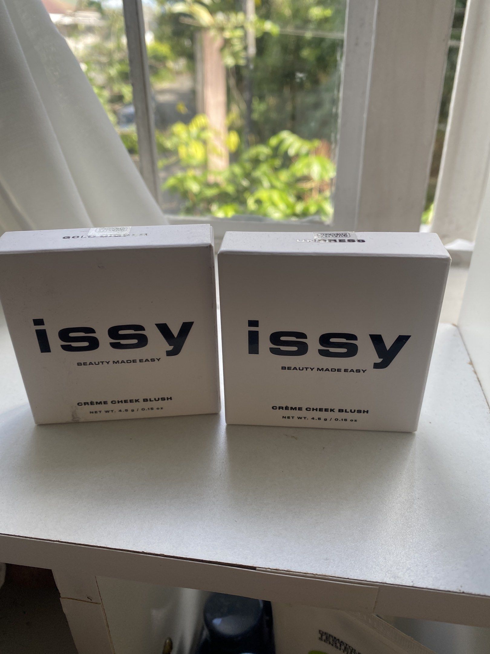 Issy & Co. Crème Cheek Blush (Category: Makeup) located in Binan City. Submitted by kpreloved___ (Listing ID 1417620877, Image 2). Description: - Issy & Co. Crème Cheek Blush - Shades: Undress and Gold Digger - Net Weight: 4.5g / 0.16 oz -300 each.