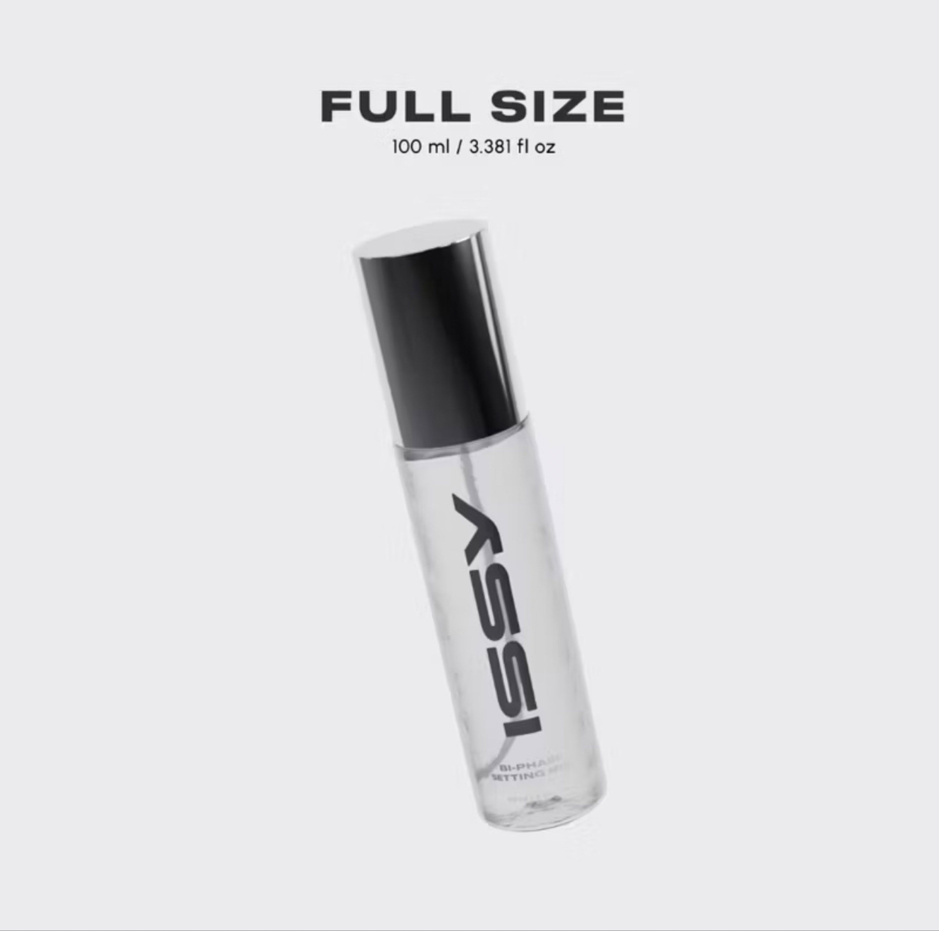 Issy True Flex Bi-Phase Setting Mist FULL-SIZE 100mL (Category: Makeup) located in Manila. Submitted by tyonqf (Listing ID 1417668682, Image 2). Description: - Issy & Co. Bi-Phase Setting Mist - 100ml bottle - Sets makeup - Long-lasting finish - Easy spray application - Clear formula - Brand new, not used.