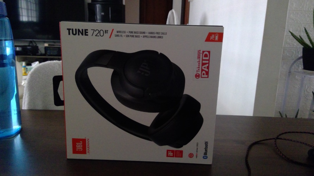 JBL Tune 720BT Wireless Headphones - Black, Audio, Headphones ...