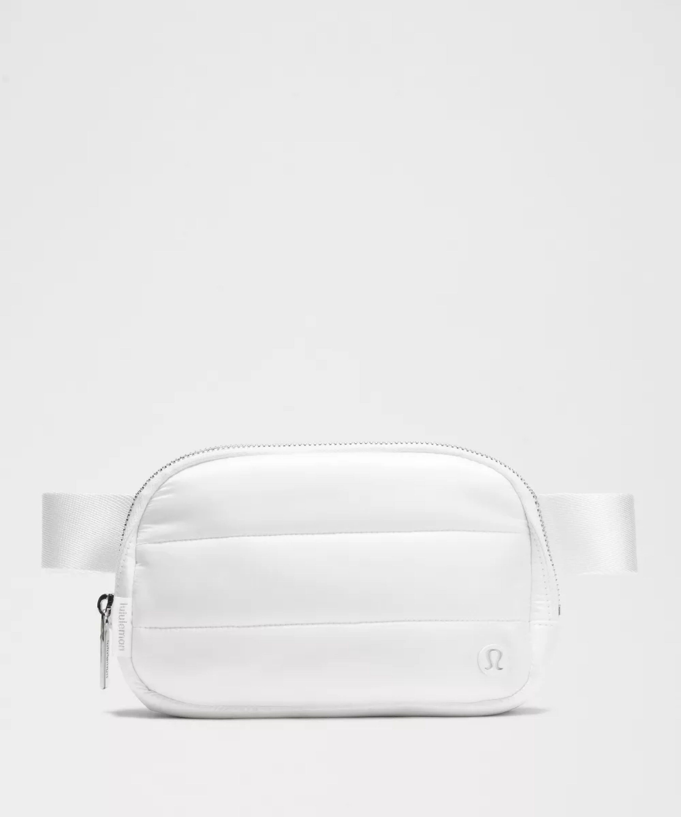 LULULEMON Everywhere Belt Bag Wunder Puff Shine (Category: Cross-body Bags) located in Quezon City. Submitted by graceunderpressure (Listing ID 1374787273, Image 1). Description: Lululemon Everywhere Belt Bag Wunder Puff 1L - Black SOLD - White AVAILABLE ✅ - Guaranteed authentic, personally bought from Canada PM for any questions! 🫶🏻.
