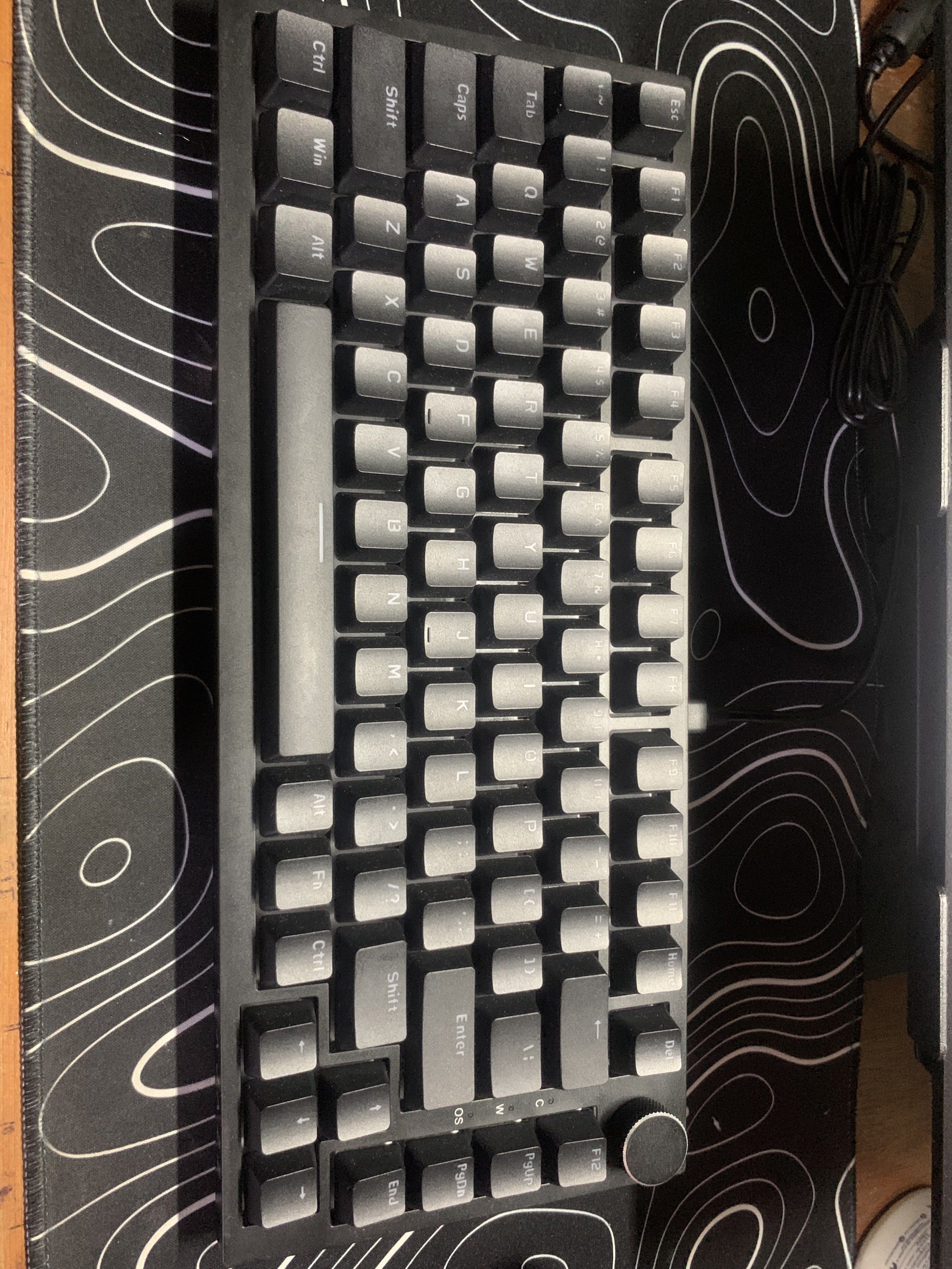 Mechanical Keyboard (AJAZZ AK820 wired) (Category: Computer Keyboard) located in Tanza. Submitted by 2hc2b5ttt544516 (Listing ID 1417755187, Image 1). Description: modded ajazz ak820 switches: KTT Hyacinth switches (linear) tape mod polyfill mod inclusions: stock red switches cable box can send videos negotiable pa rin po .