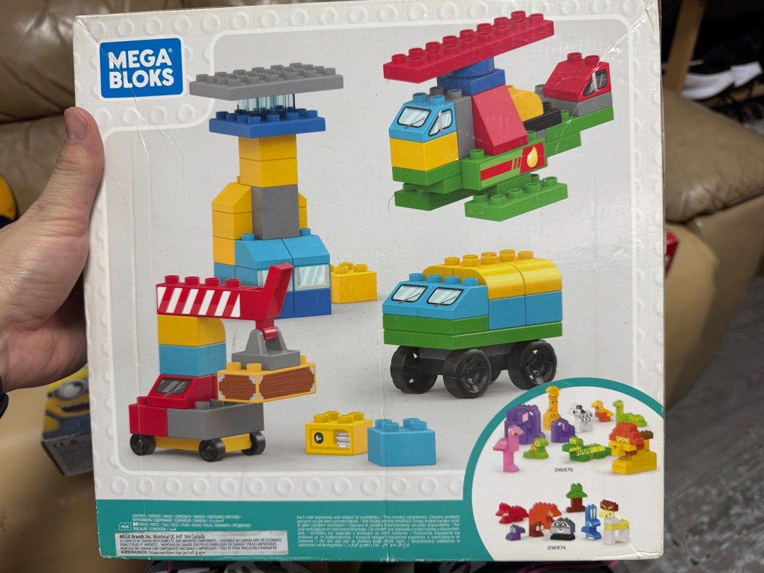 Mega Blocks （分類：嬰兒玩具）位於 Hong Kong。 由 eddylinlin 提交（商品編號 1417632357，圖片 1）。簡介： 全新mega blocks 玩具 兩盒共售$120 不散 旺角太子深水埗大角咀交收。