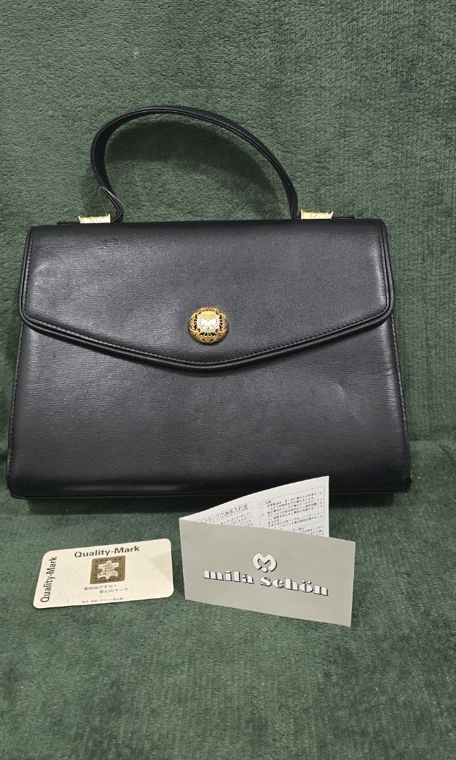 Mila Schon Handbag (Category: Luxury Bags & Wallets) located in Bacoor. Submitted by deux_trading_corporation (Listing ID 1417805669, Image 1). Description: Mila Schön Handbag. Like New. Negotiable.