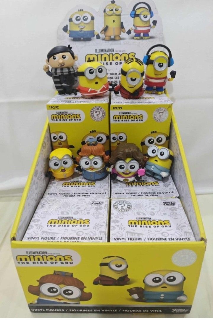 Minions Funko mystery mini bundle comes with box (Category: Designer & Blind Box Toys) located in Manila. Submitted by tochi090910 (Listing ID 1417710071, Image 1). Description: .