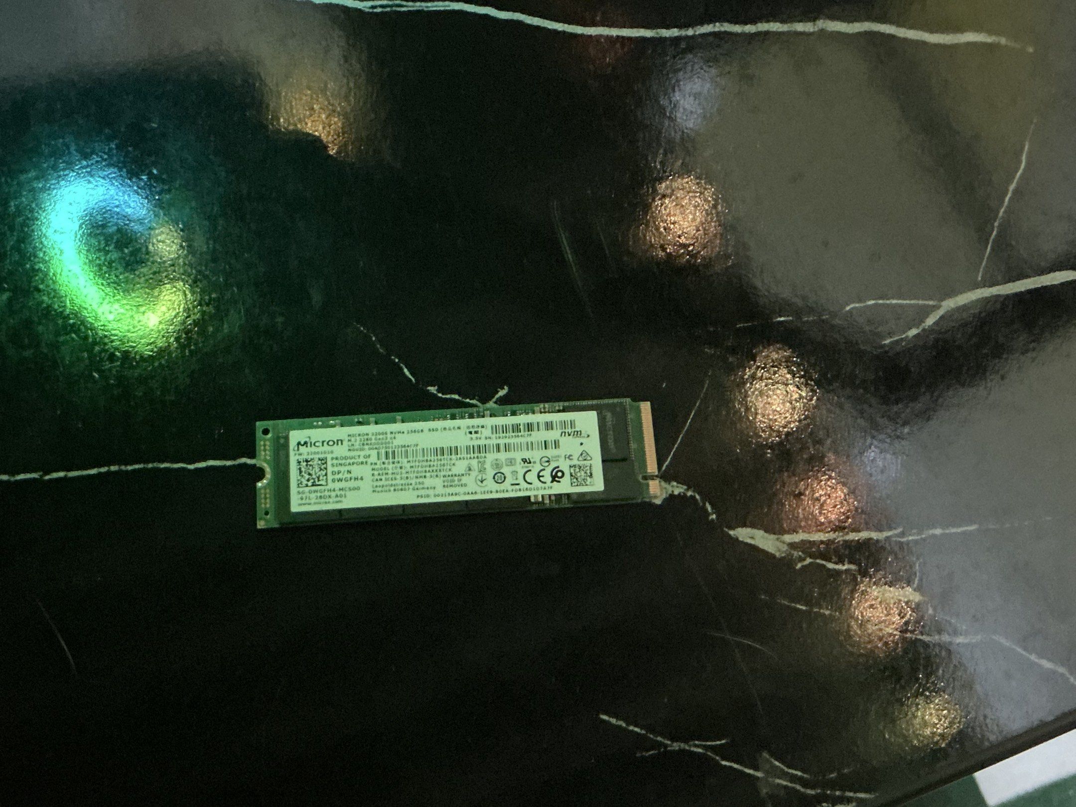 NVME SSD (Category: Hard Disks & Thumbdrives) located in Cebu City. Submitted by wildwhale-34103d (Listing ID 1417670720, Image 3). Description: 59% health slightly negotiable.