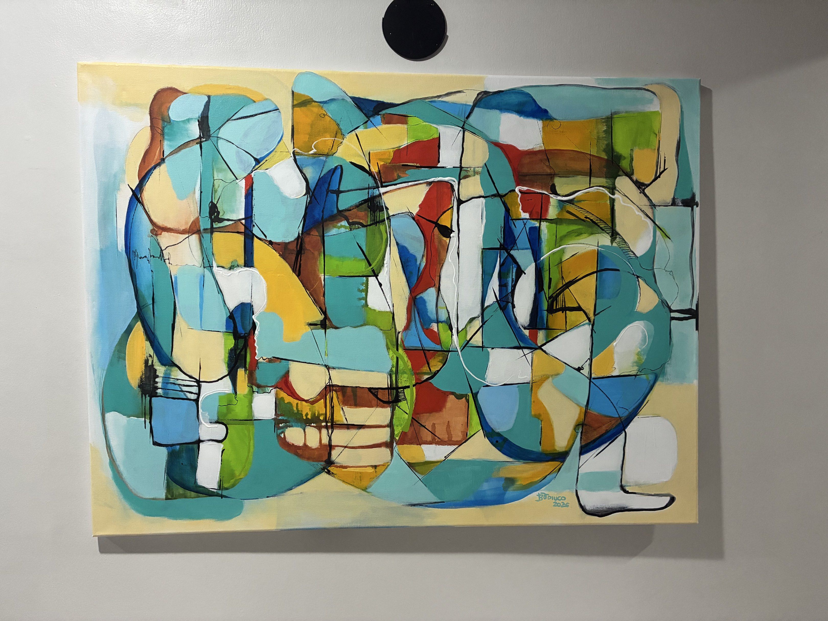 Original Abstract Painting (Category: Art & Prints) located in Quezon City. Submitted by carlylouie (Listing ID 1417676870, Image 1). Description: Acrylic on stretched canvas 80cm x 60cm Unframed but ready to hang Comes with COA.
