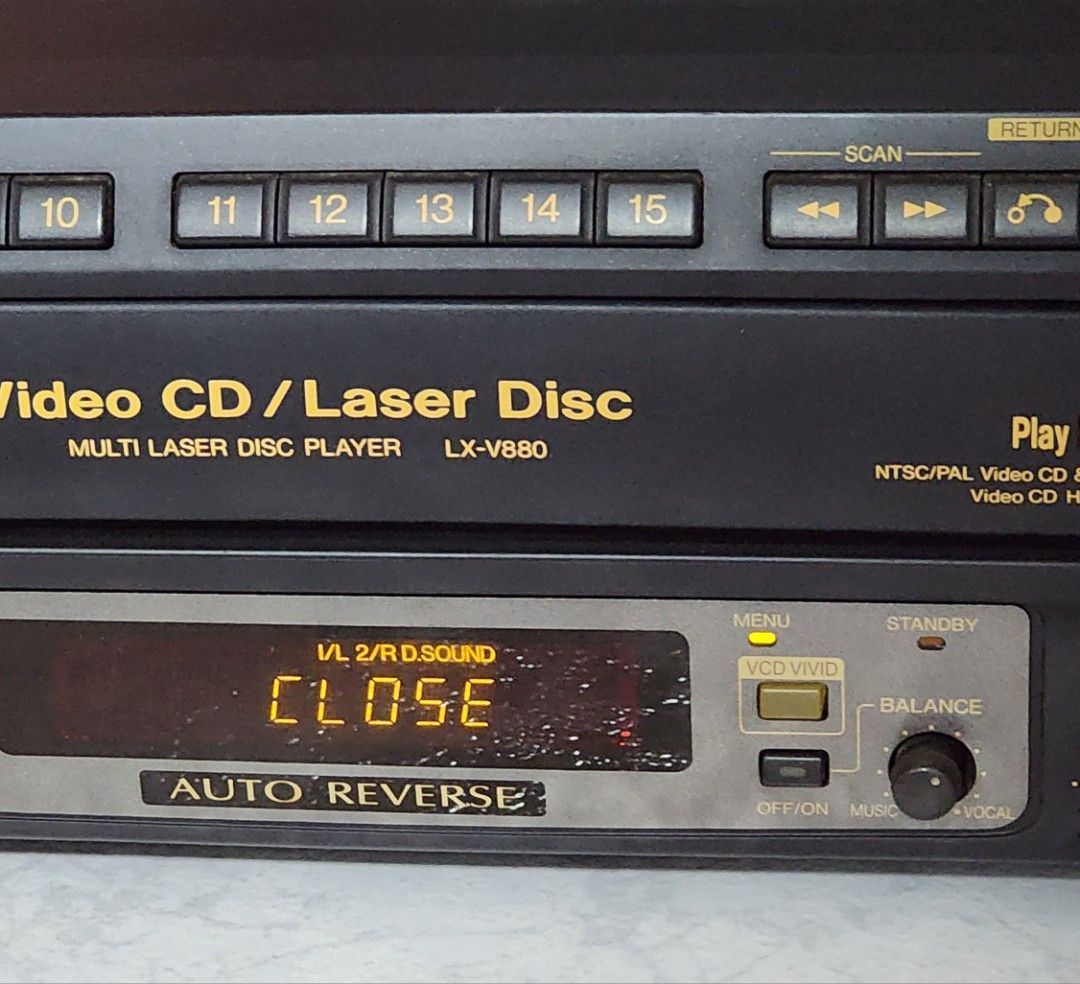 Panasonic LX-V880 Video CD/Laser Disc Player, TV & Home Appliances