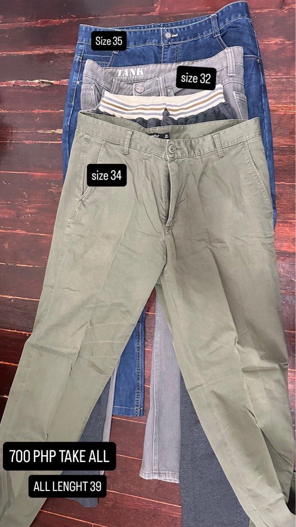 Personal Clothes/Jeans/pants Mens (Category: Tshirts & Polo Shirts ) located in Manila. Submitted by francisram21326 (Listing ID 1417660402, Image 2). Description: Check niyo nalang po sa pictures. If around marikina po kahit ako na mag deliver for free :)) MOP: COD, Bank BPI, and GCASH Can do meet up and lalamove .