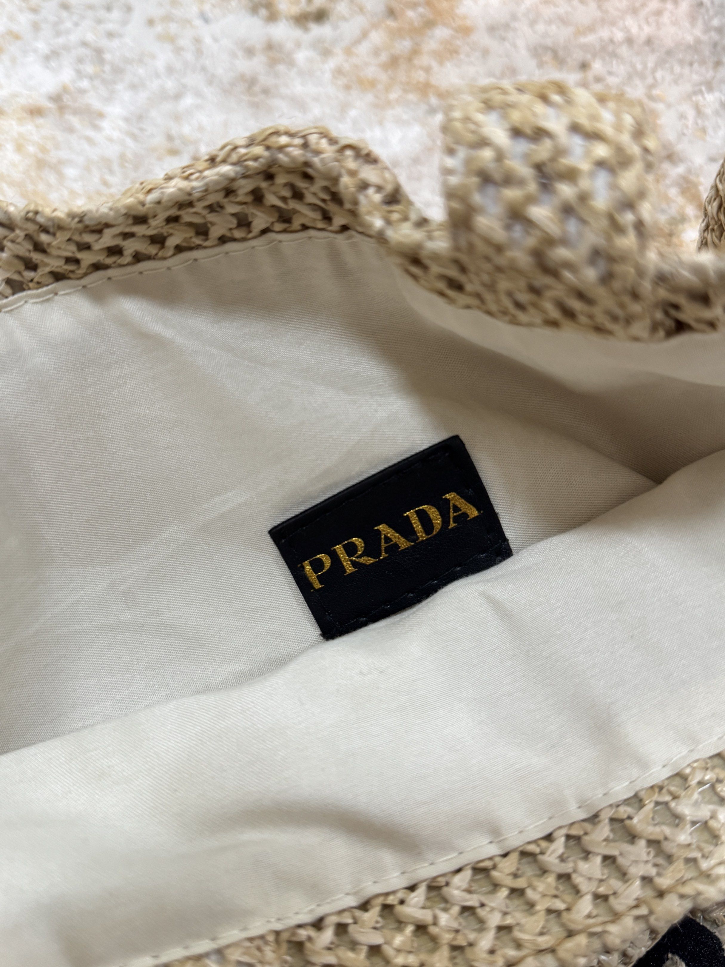 Prada VIP Complimentary Gift Beach Bag (Category: Luxury Bags & Wallets) located in Manila. Submitted by clutterfreehabits (Listing ID 1417728426, Image 3). Description: - good condition.
