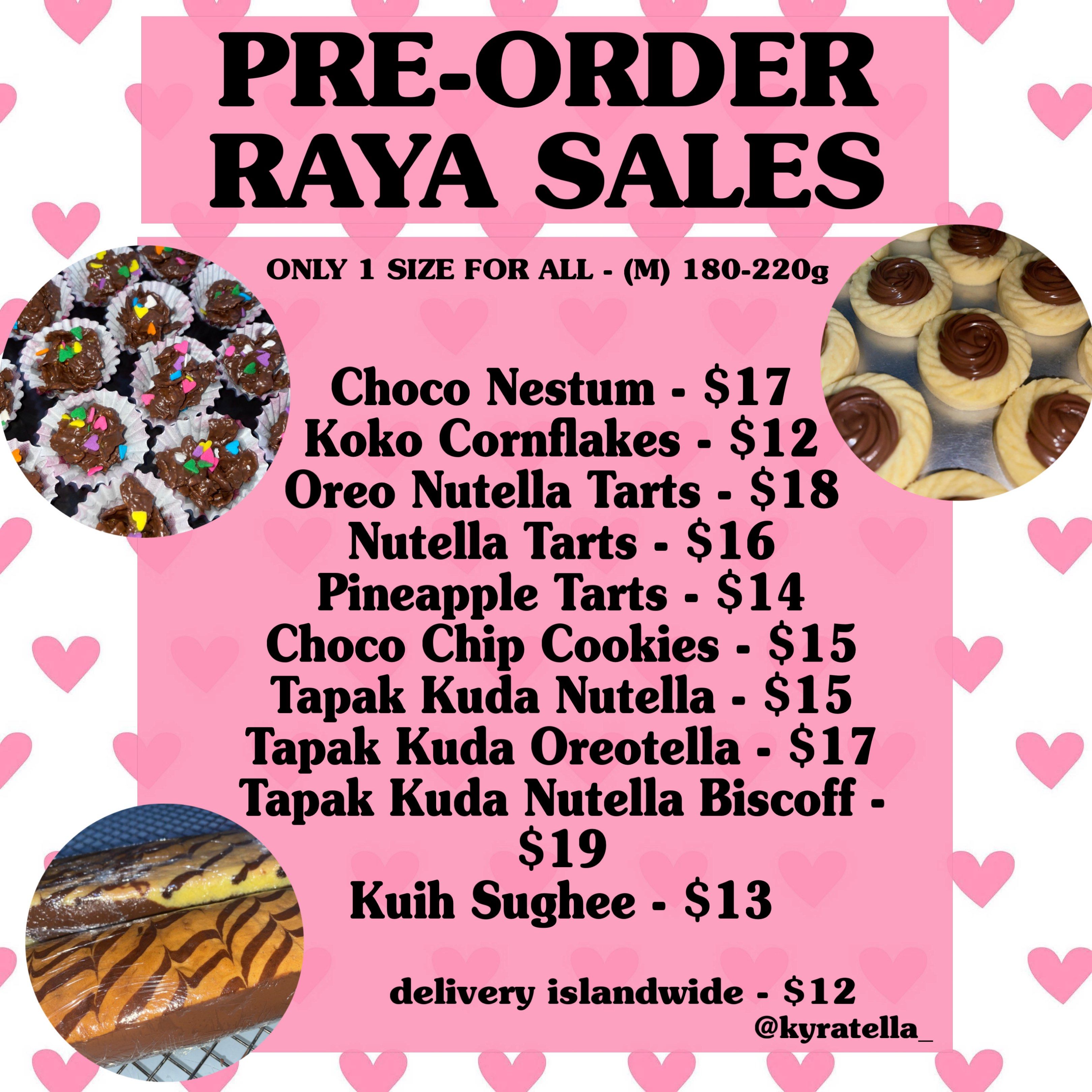 Pre-Order Raya Cookies - Various Flavors, Food & Drinks, Homemade Bakes ...