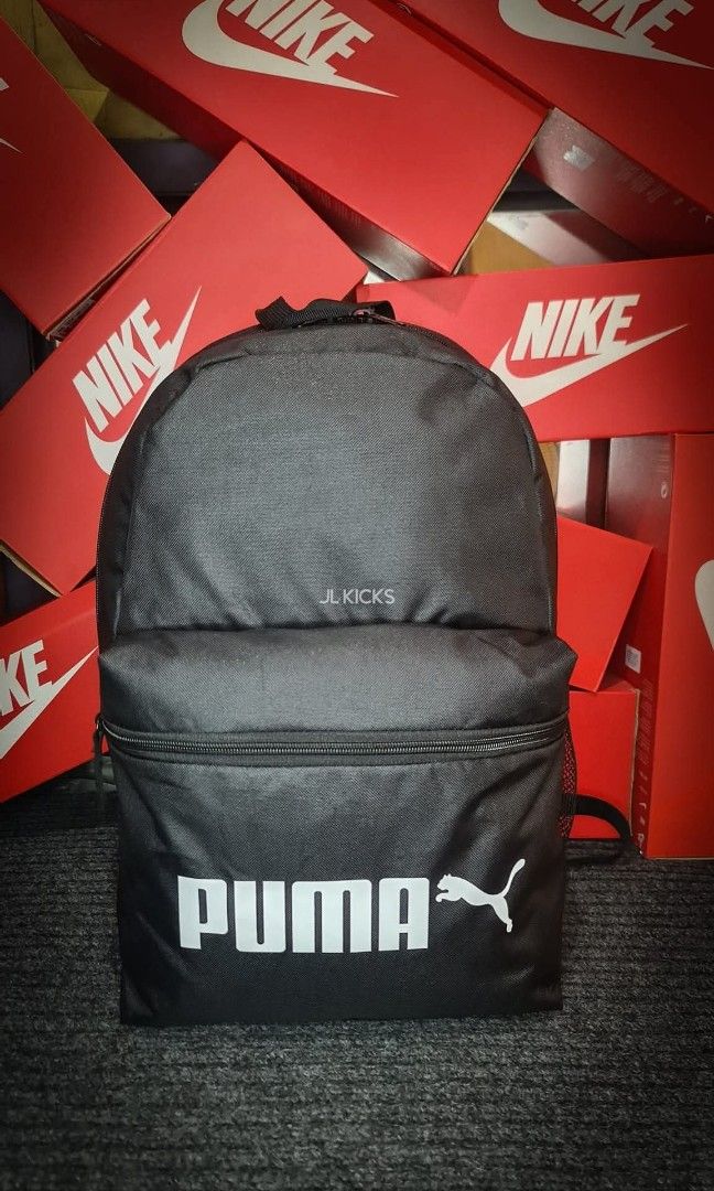 Puma Phase 2.0 Backpack (22 L) - Black (Category: Backpacks) located in Cabuyao City. Submitted by jacoblesterandres (Listing ID 1417801473, Image 1). Description: 🎒 FOR SALE – PUMA PHASE 2.0 BACKPACK (22 L)– BLACK 🎒 🎒 PUMA PHASE 2.0 BACKPACK (22 L)– BLACK 📏 17.3" H × 11.8" W × 5.5" L 💰 ₱795 only (Mall ₱1,200 ❌) --- ✅️ AUTHENTIC bag ✅ BRAND NEW and on-hand ✅ COMPLETE with plastic packaging and tags 💳 Payment: Cash, Maya, Bank Transfer 🚚 Co